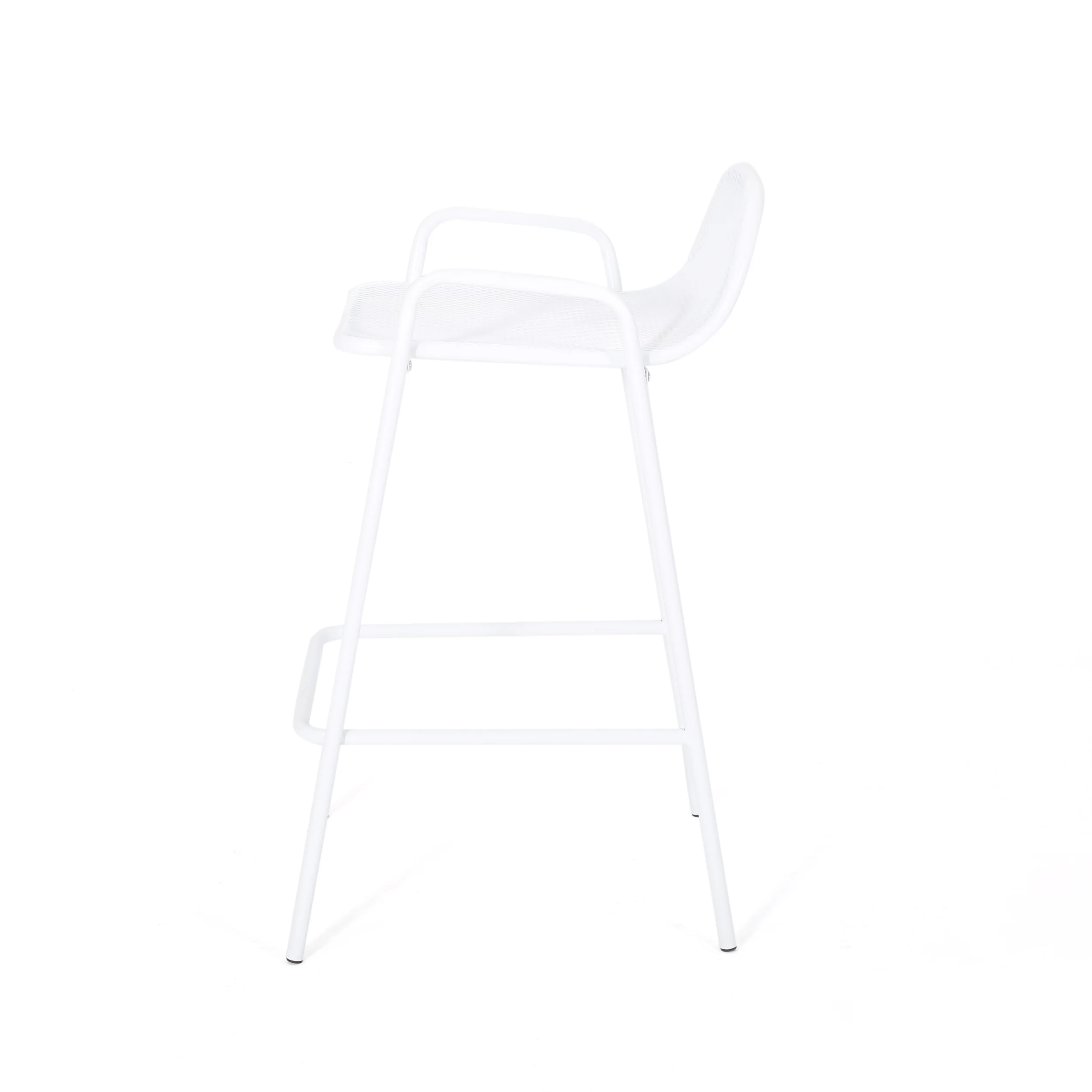 Linda Modern Iron Barstool (Set of 4) - furnishings
