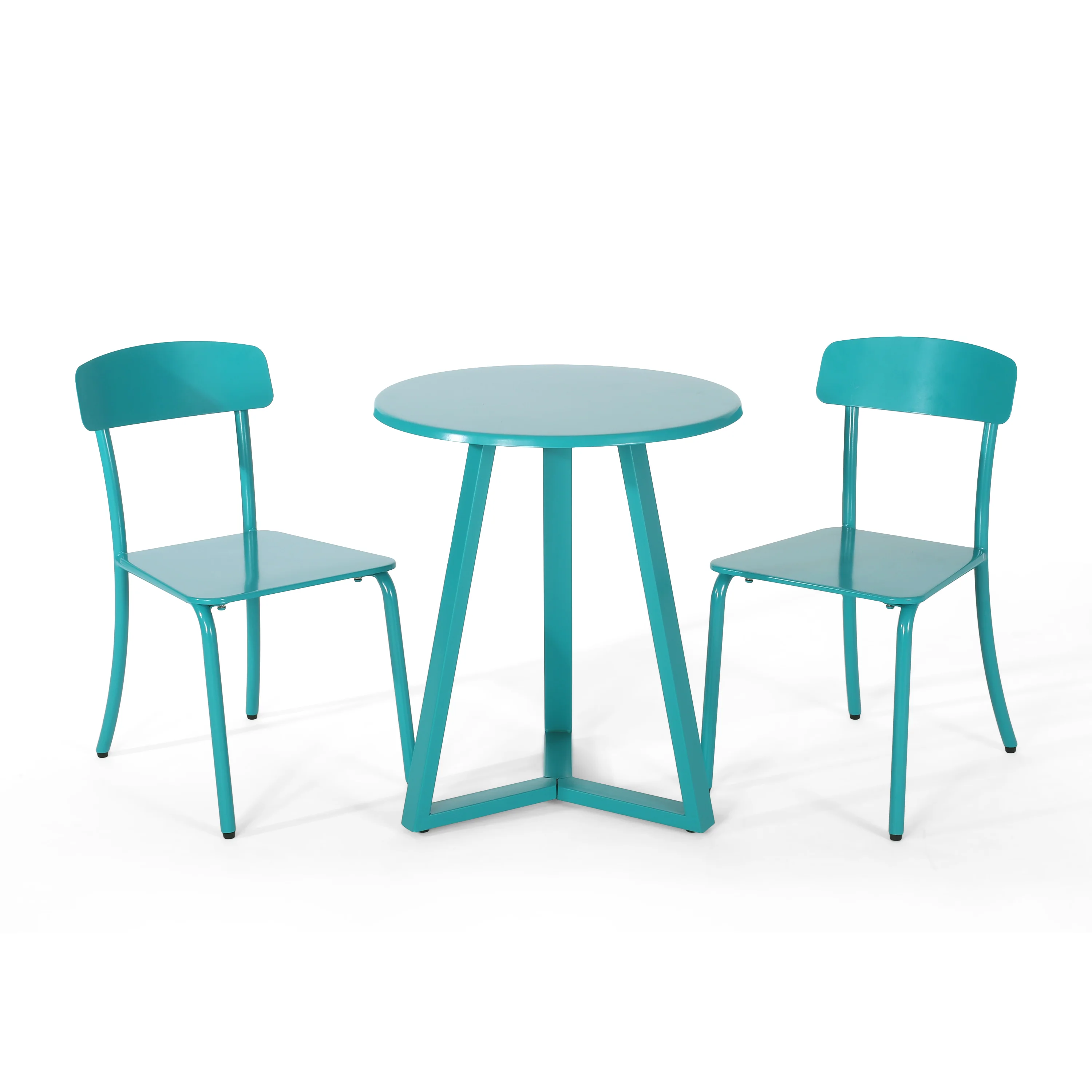 Larissa Outdoor Iron Bistro Set - furnishings
