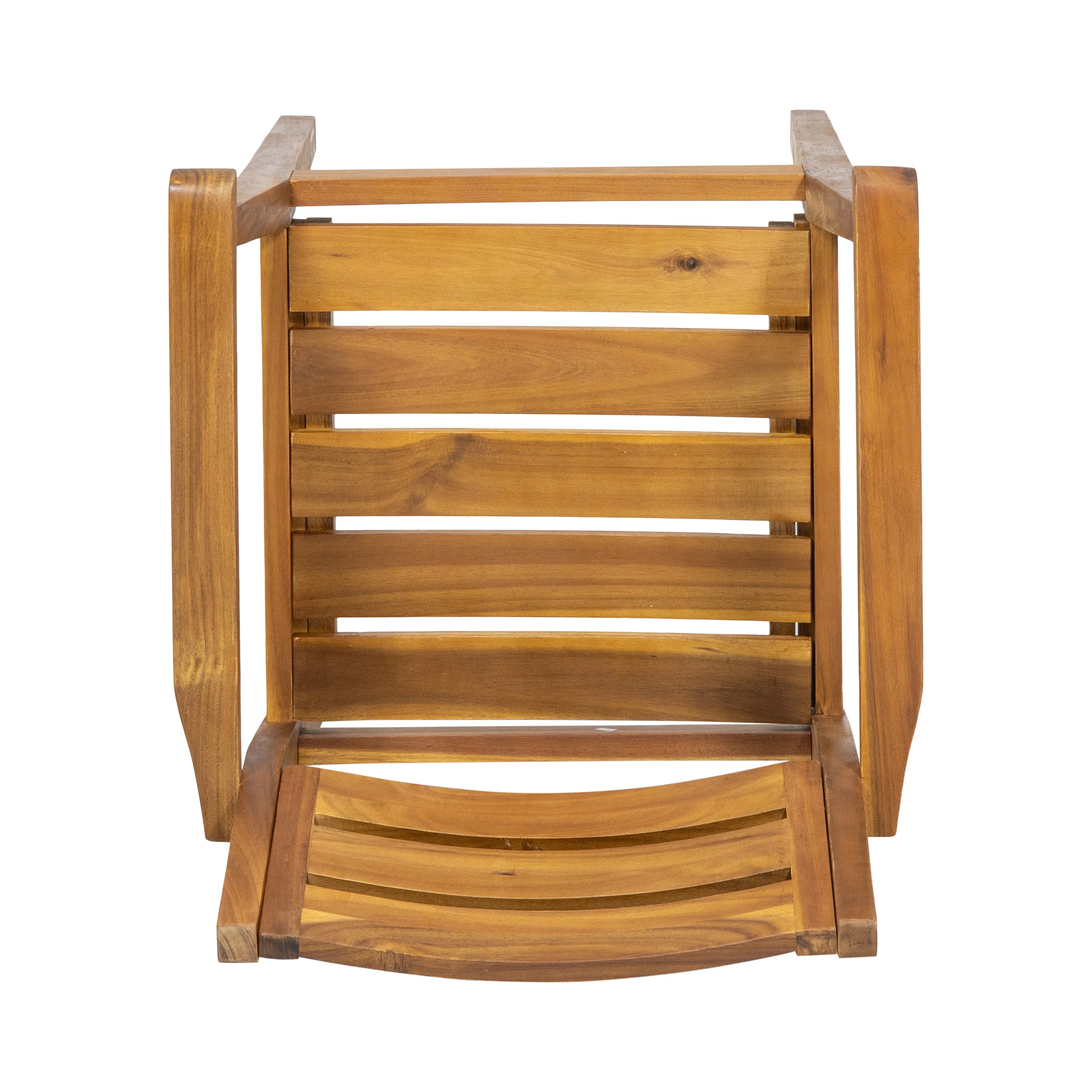 Stanyan Outdoor Teak Finish Acacia Wood Dining Chairs (Set of 2) - furnishings