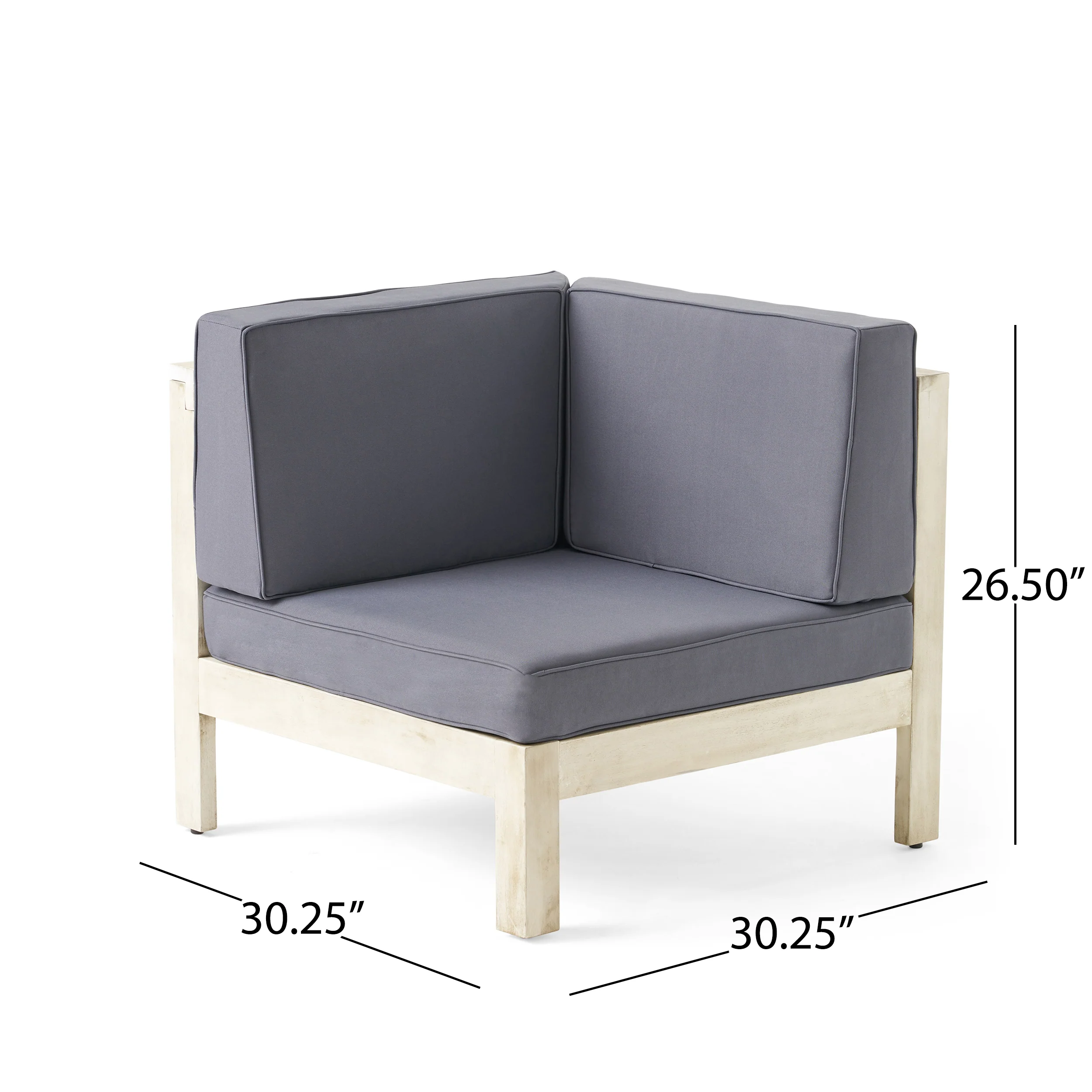 Cynthia Outdoor Acacia Wood 8 Seater Sectional Sofa Set with Coffee Table - furnishings