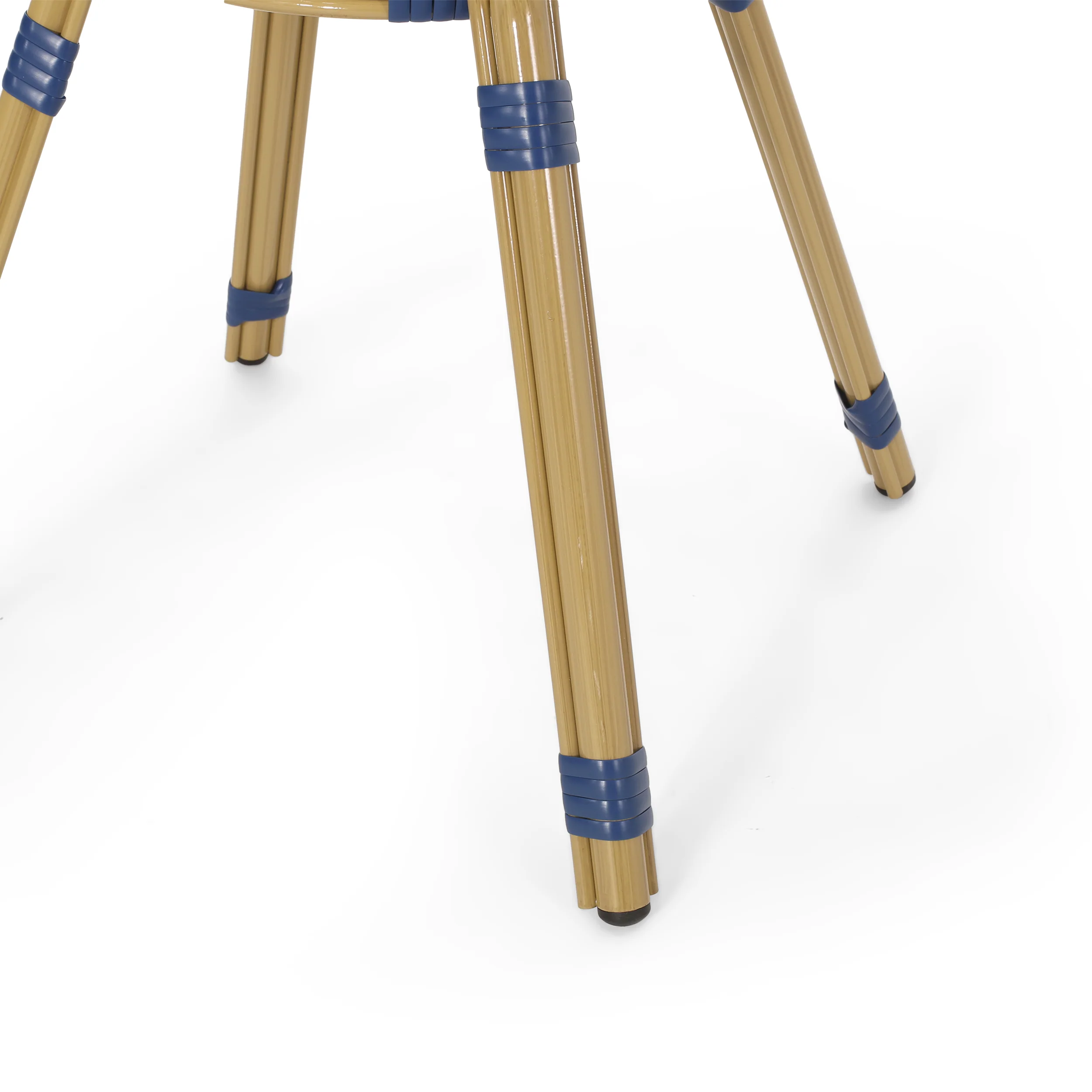 Deshler Outdoor Aluminum French Bistro Table - furnishings