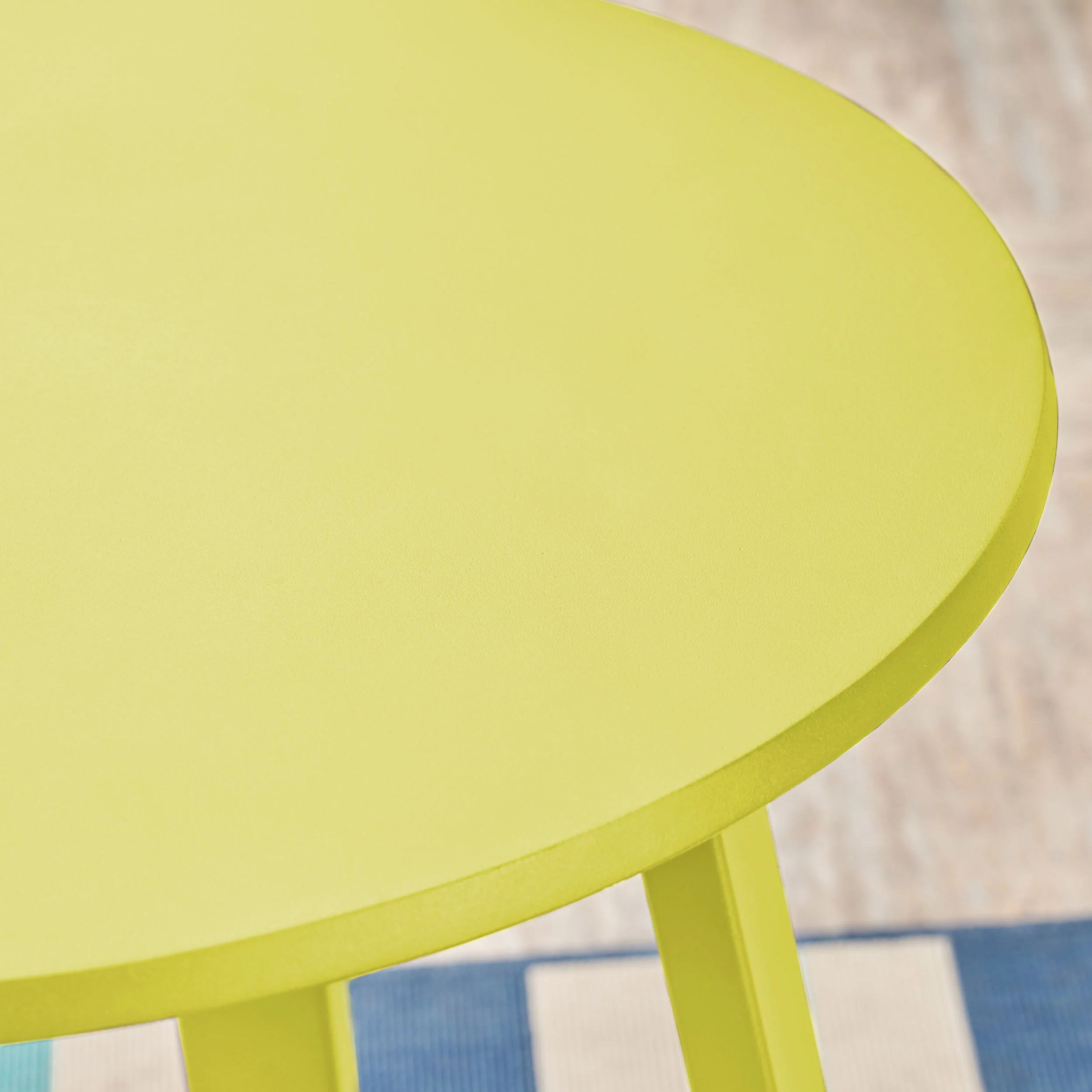 Larson Outdoor Bistro Set, Matte Lime Green - furnishings