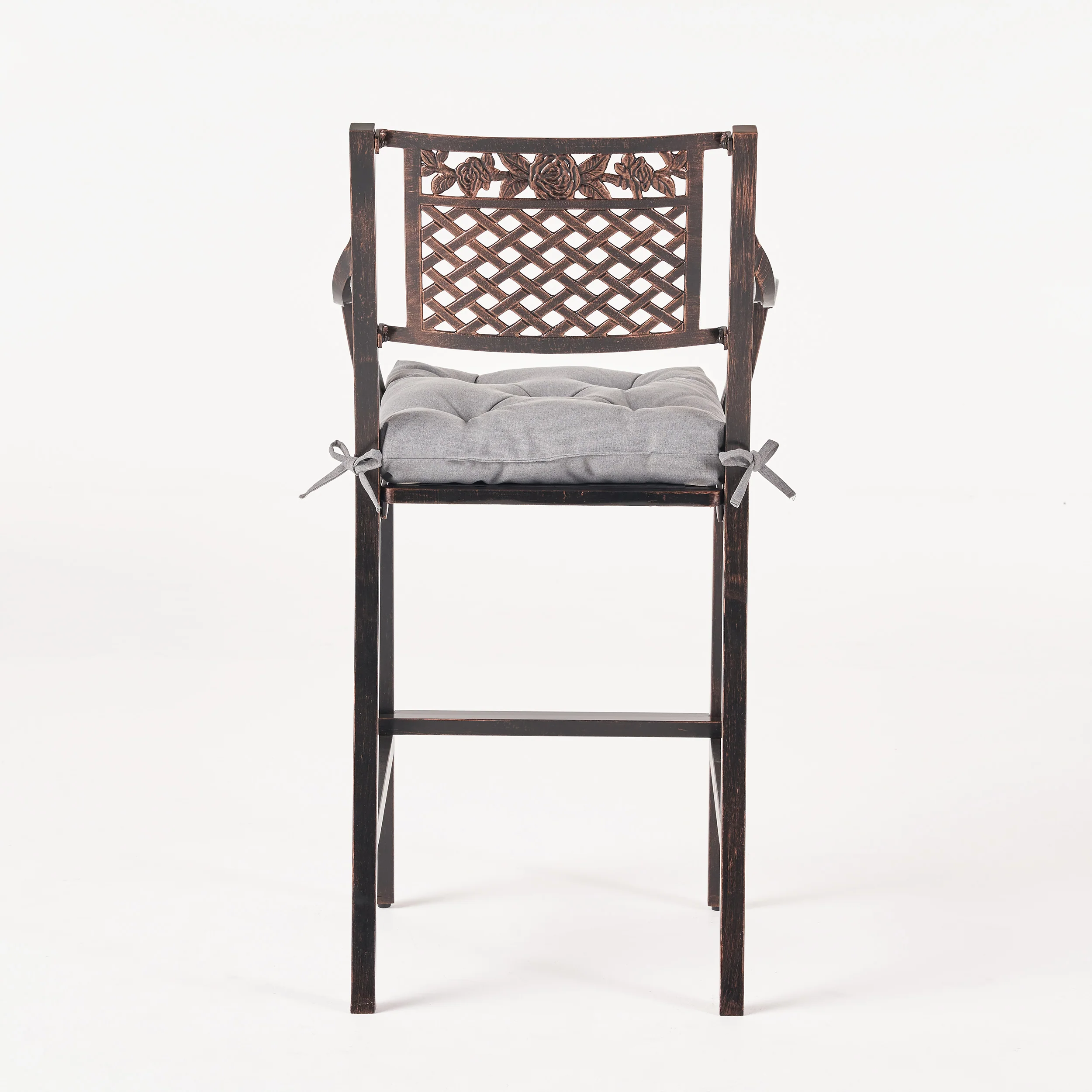 Rachel Outdoor Barstool with Cushion (Set of 2) - furnishings