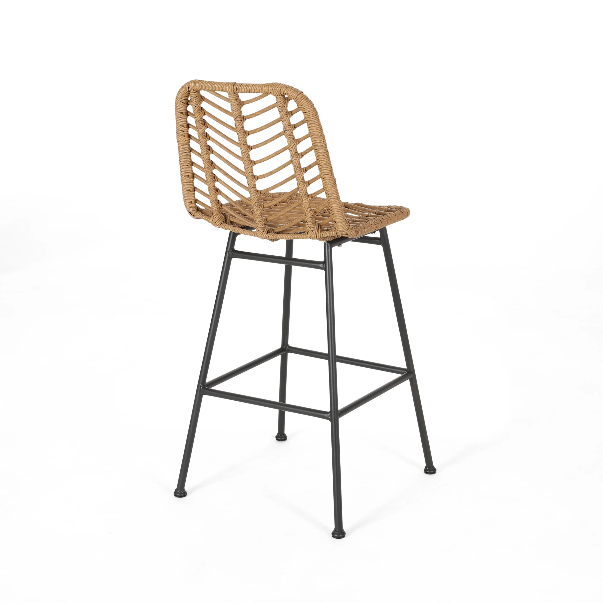 Kendal Outdoor Wicker Barstools (Set of 4) - furnishings