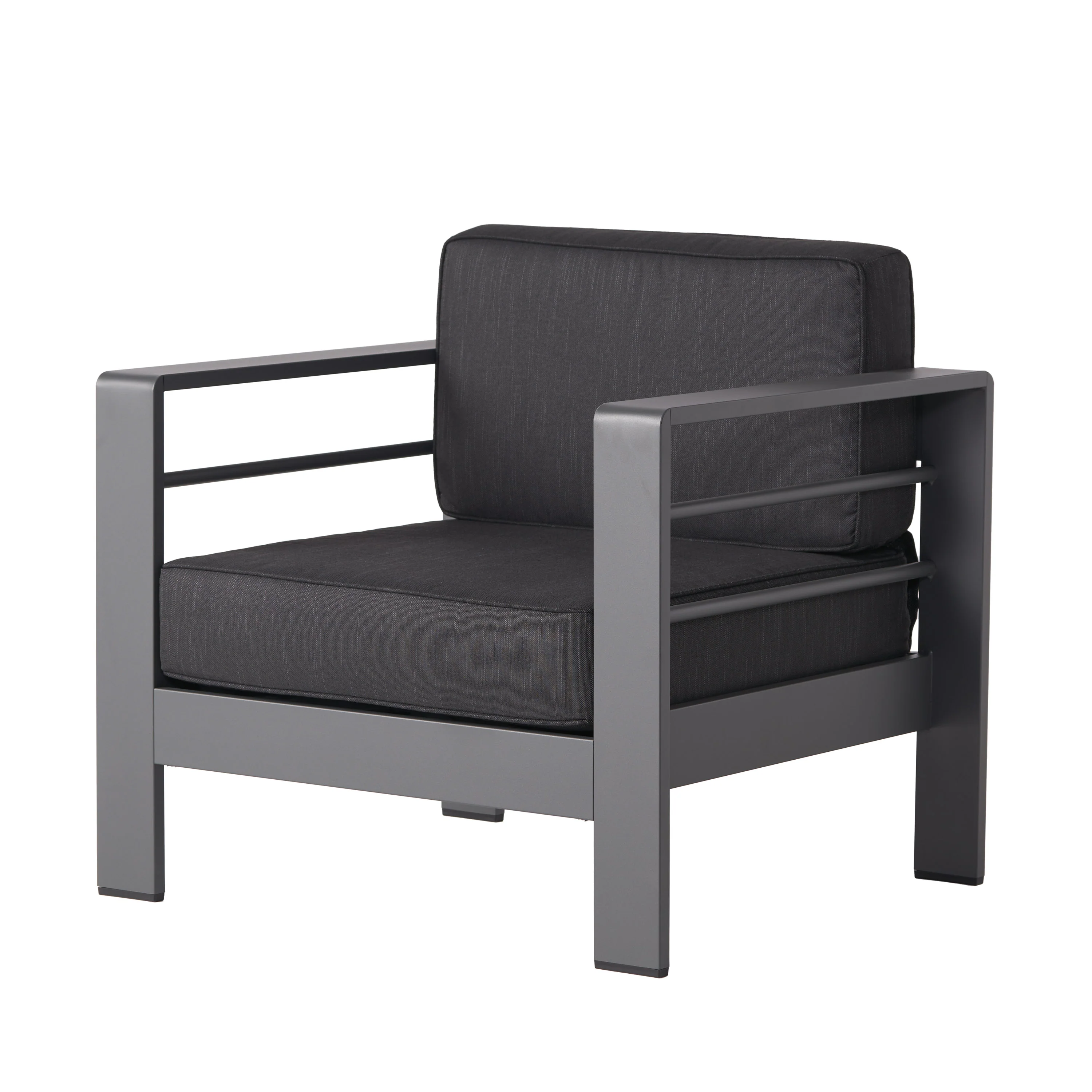 Crested Bay Indoor/Outdoor Aluminum Club Chair - furnishings