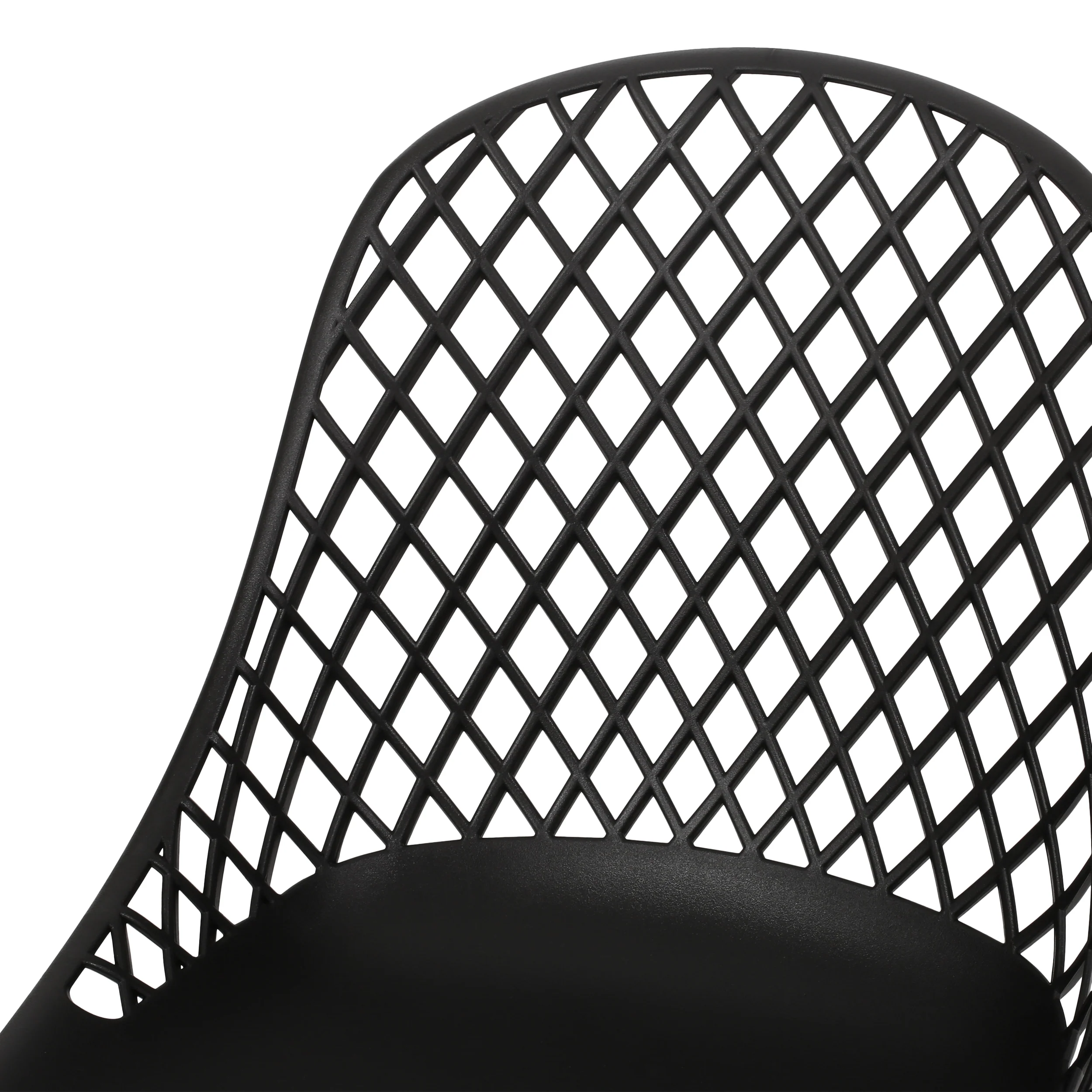 Lucy Outdoor Modern Dining Chair (Set of 4) - furnishings