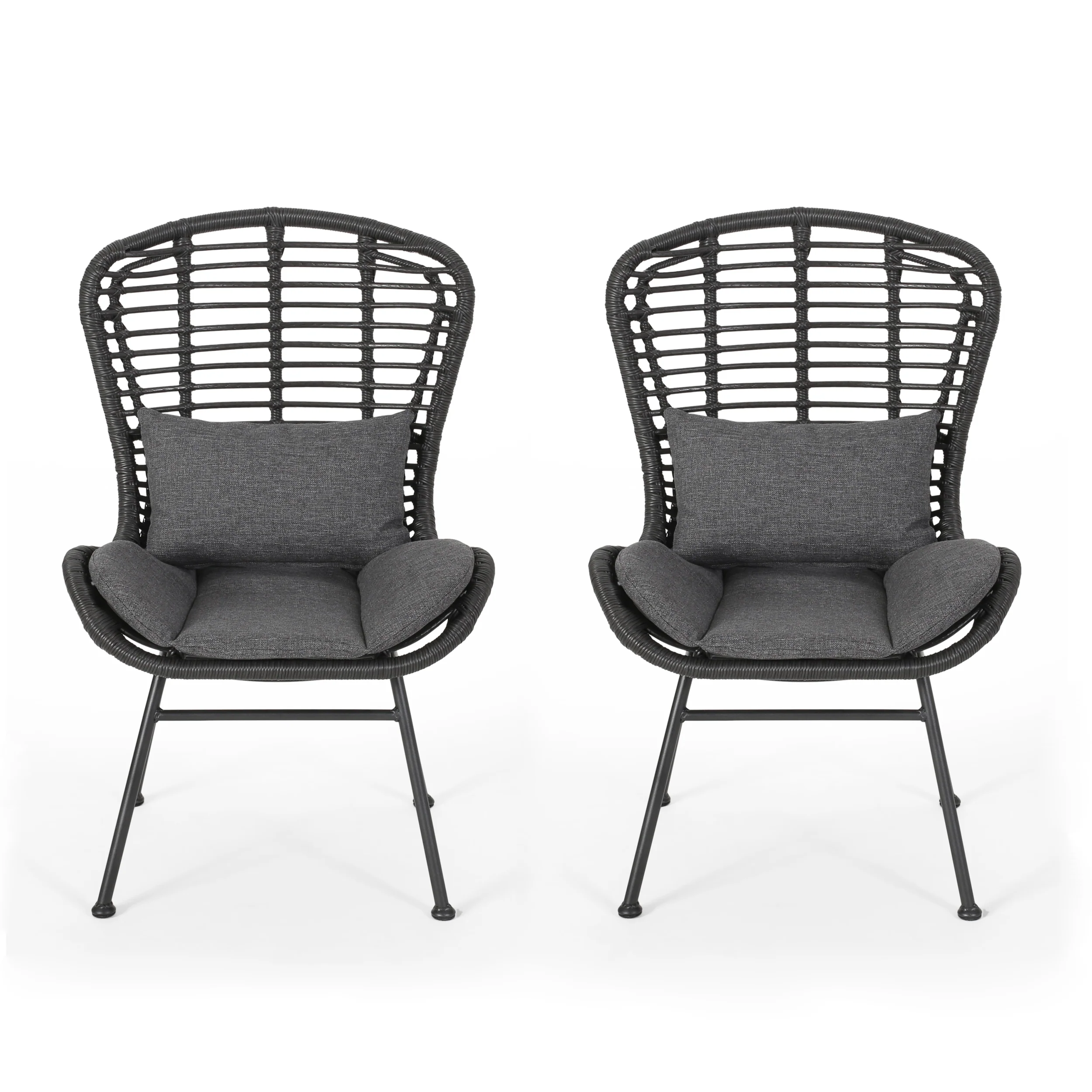 Qearl Outdoor Club Chairs (Set of 2) - furnishings