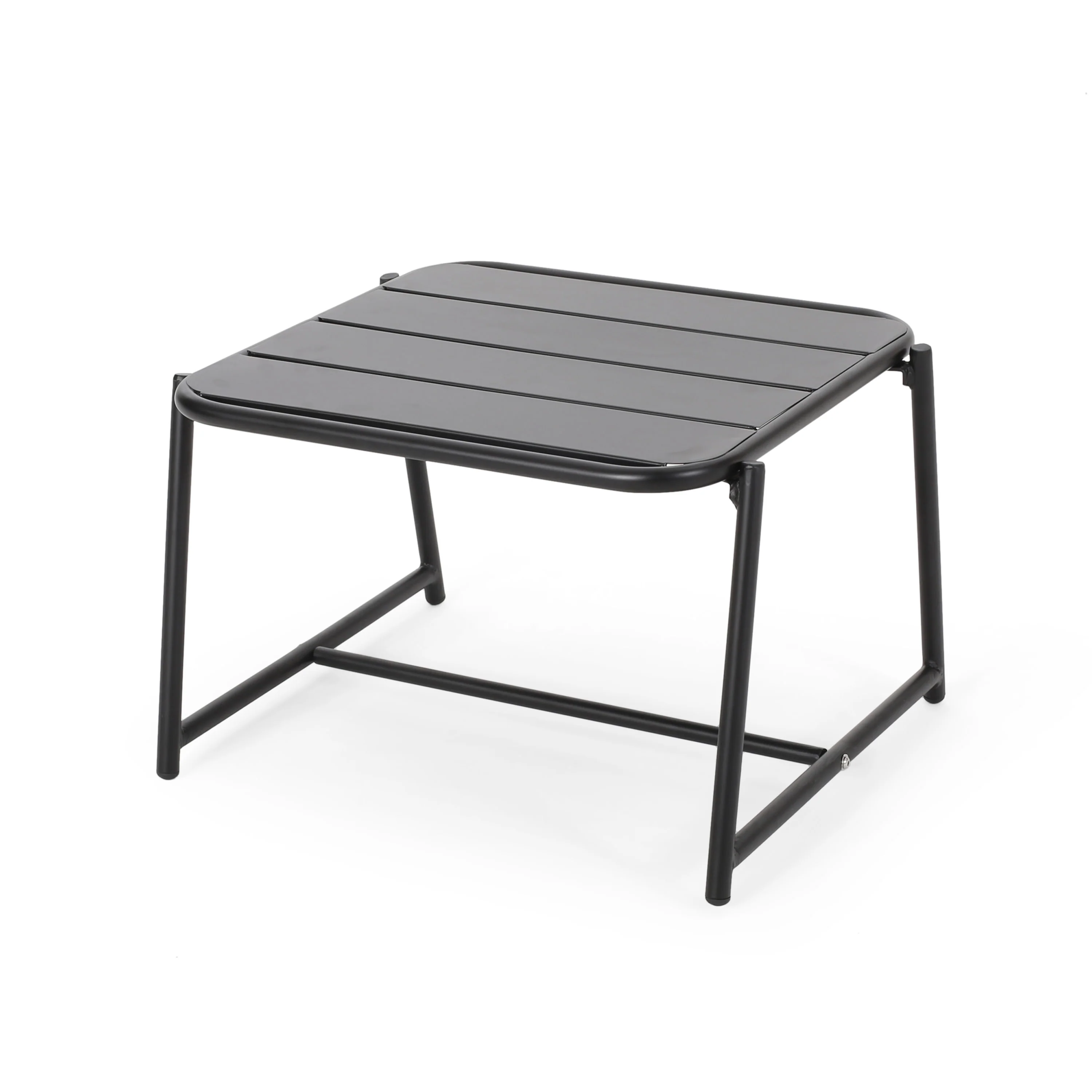 Crowningshield Outdoor Iron Side Table - furnishings