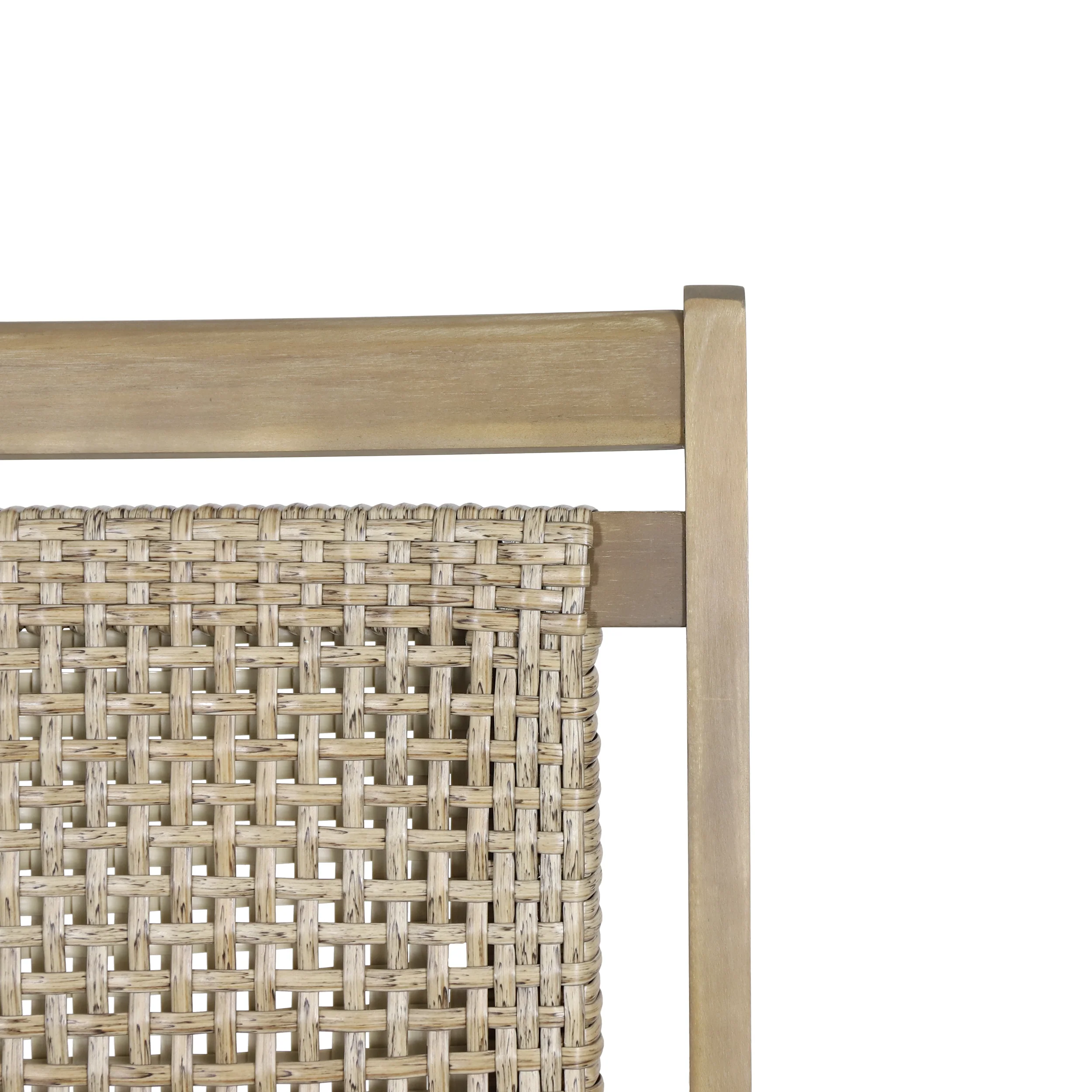 Dory Outdoor Rustic Wicker Rocking Chair - furnishings