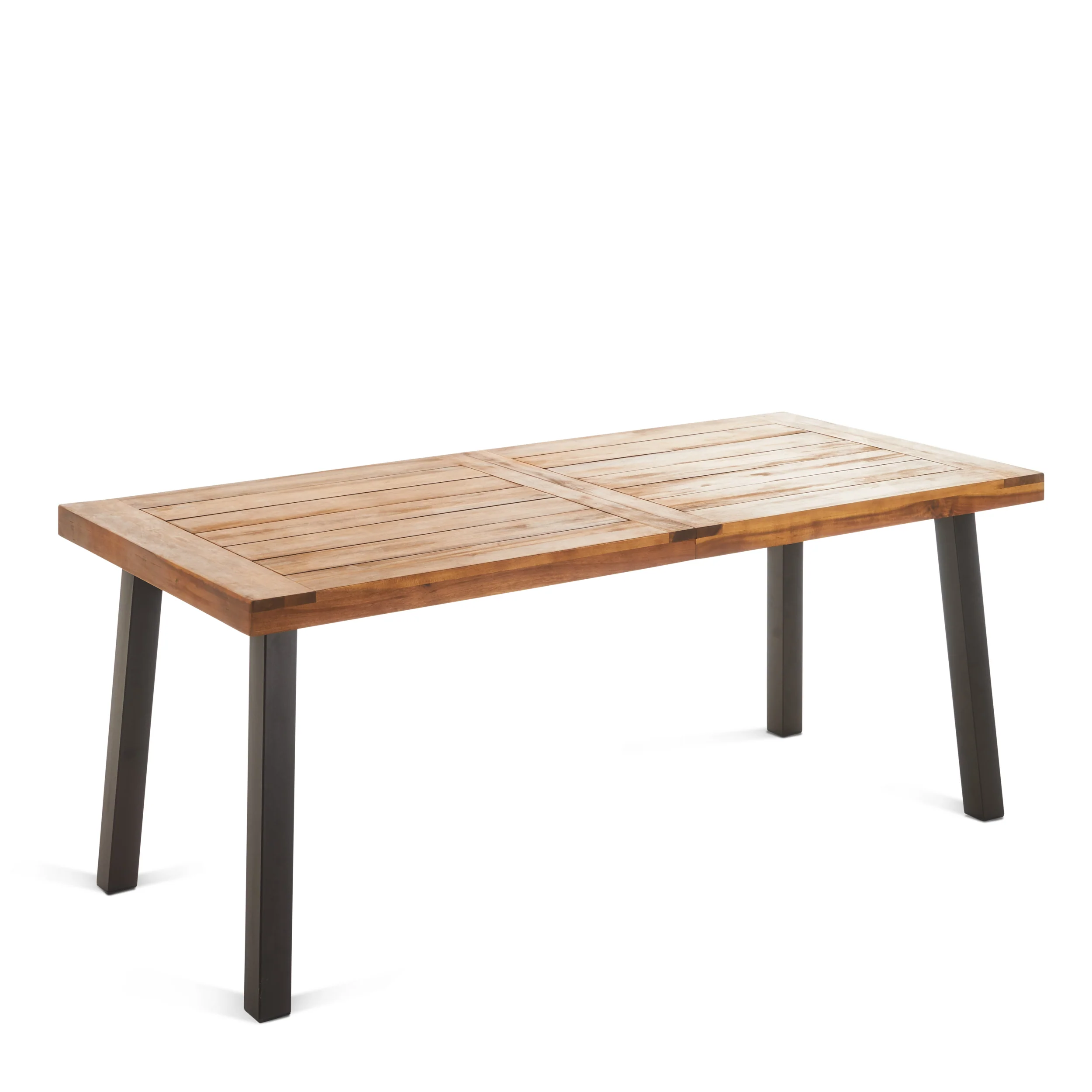 Spanish Bay Teak Finish Acacia Wood Dining Table - furnishings