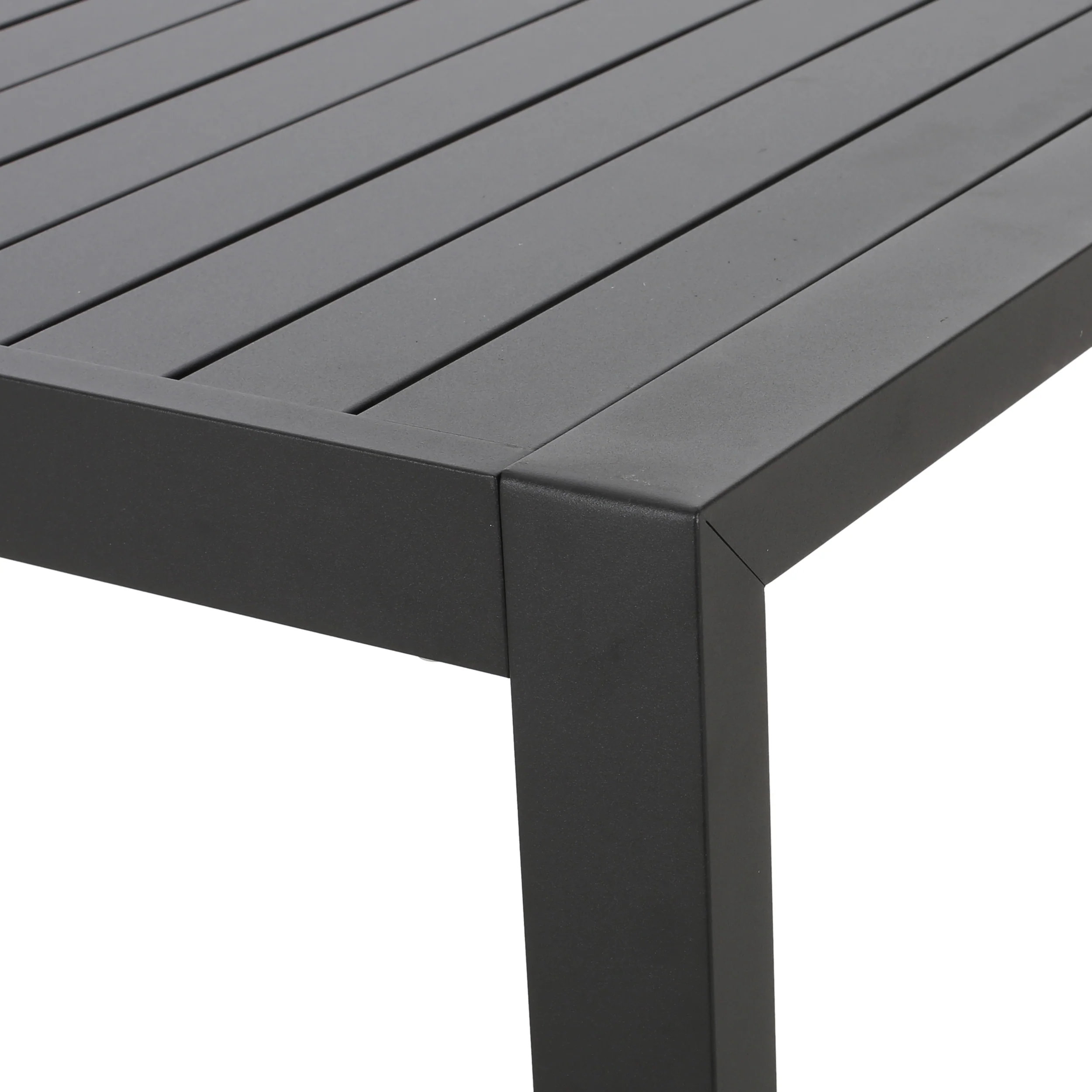 Nealie Outdoor Aluminum Dining Table - furnishings