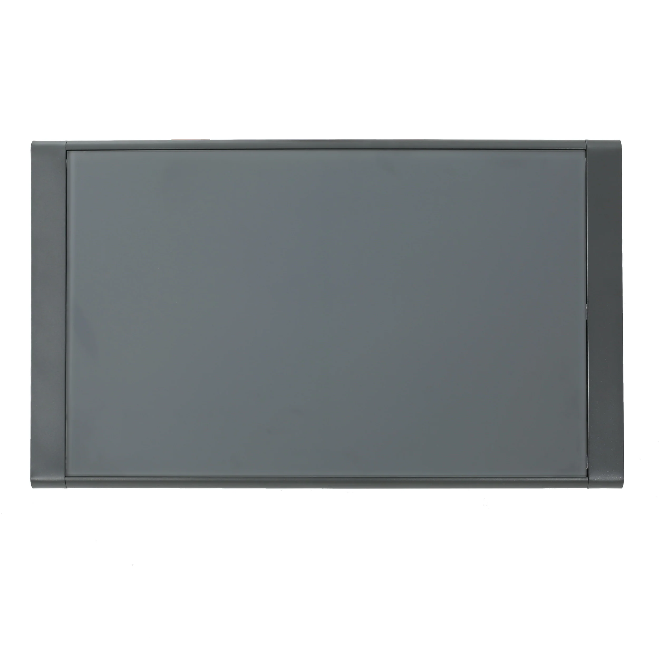 Crested Bay Outdoor Gray Aluminum Coffee Table with Tempered Glass Table Top - furnishings