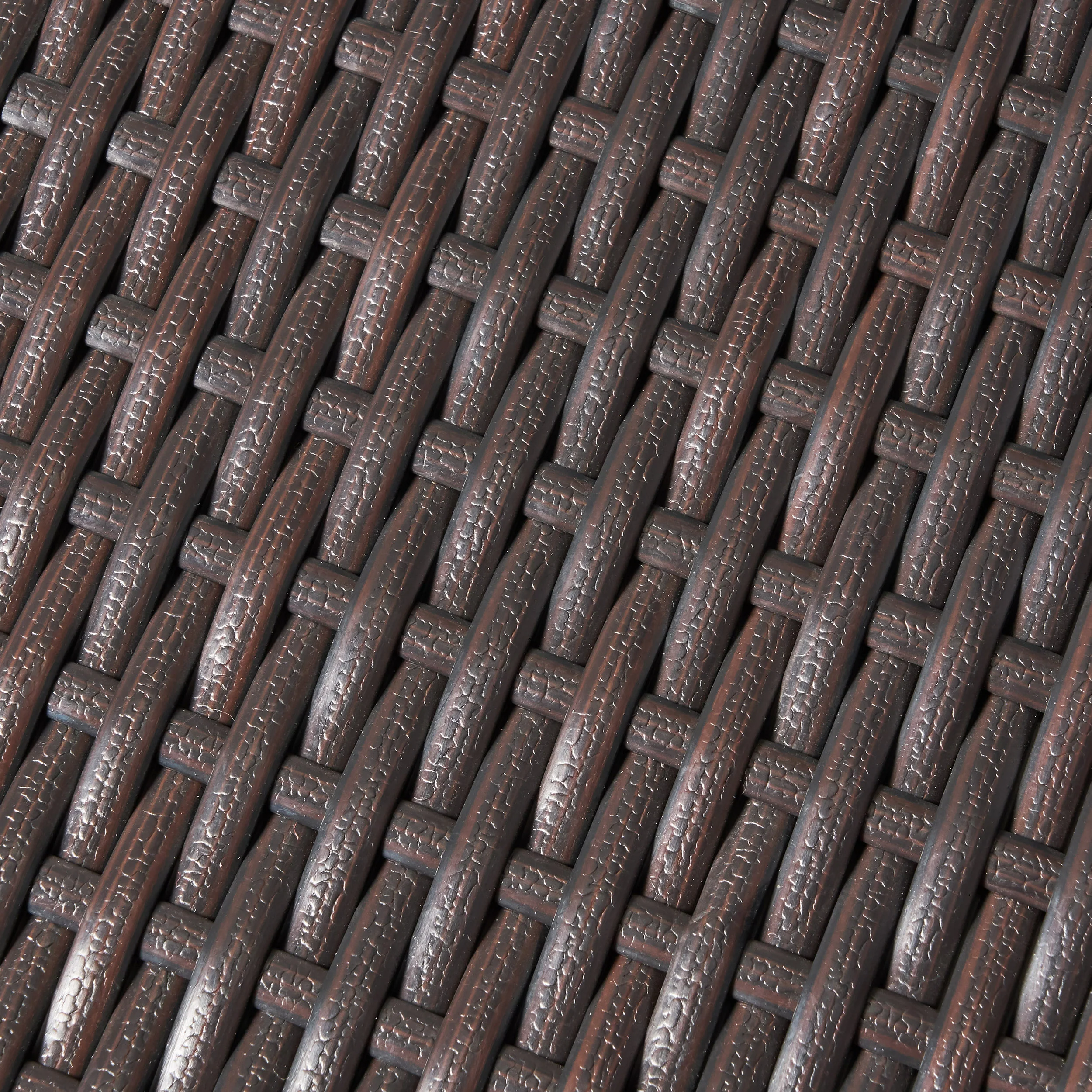 Dominique Outdoor 26 Inch Multi-brown Wicker Square Bar Table - furnishings