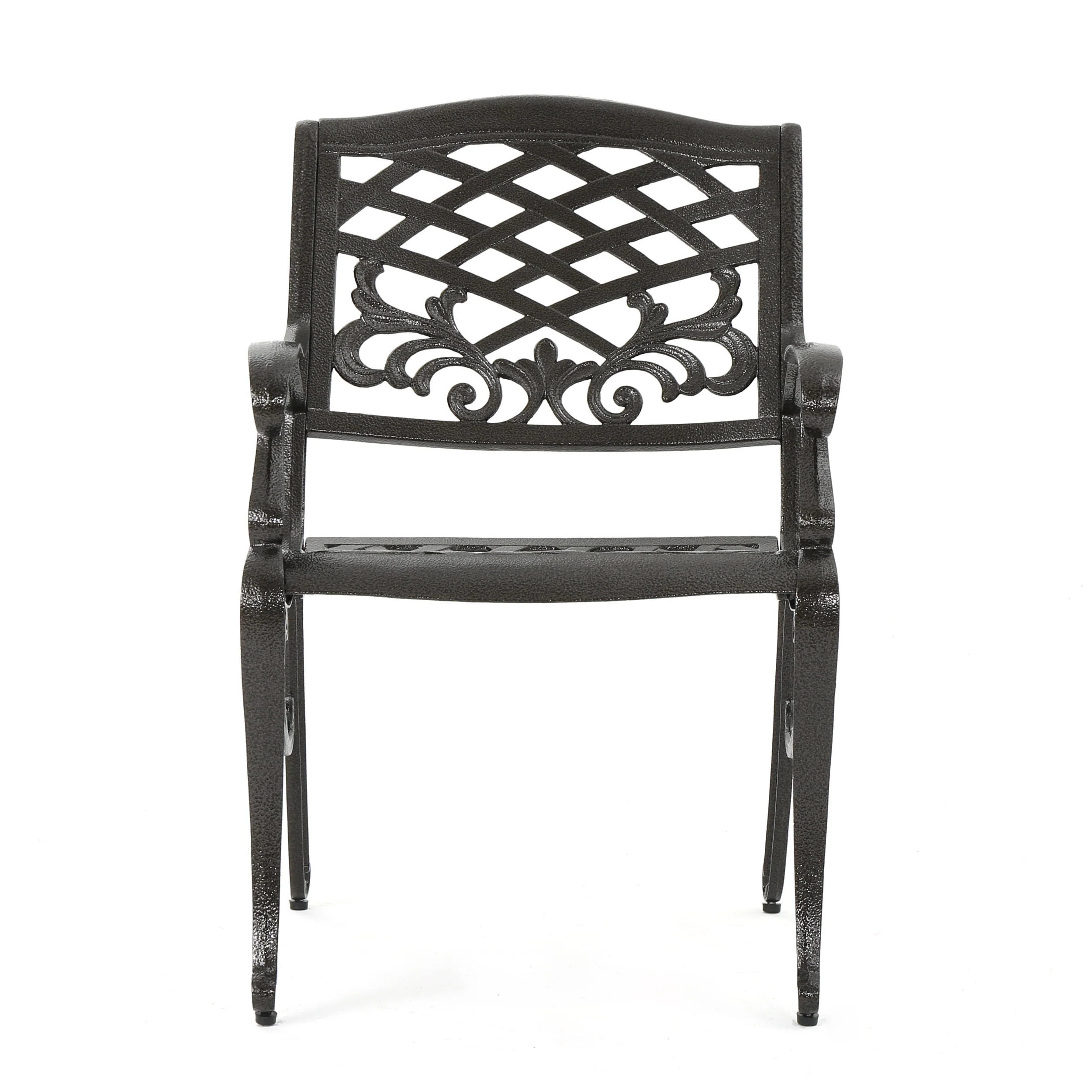 Covington Outdoor Cast Aluminum Dining Chair (Set of 2) - furnishings