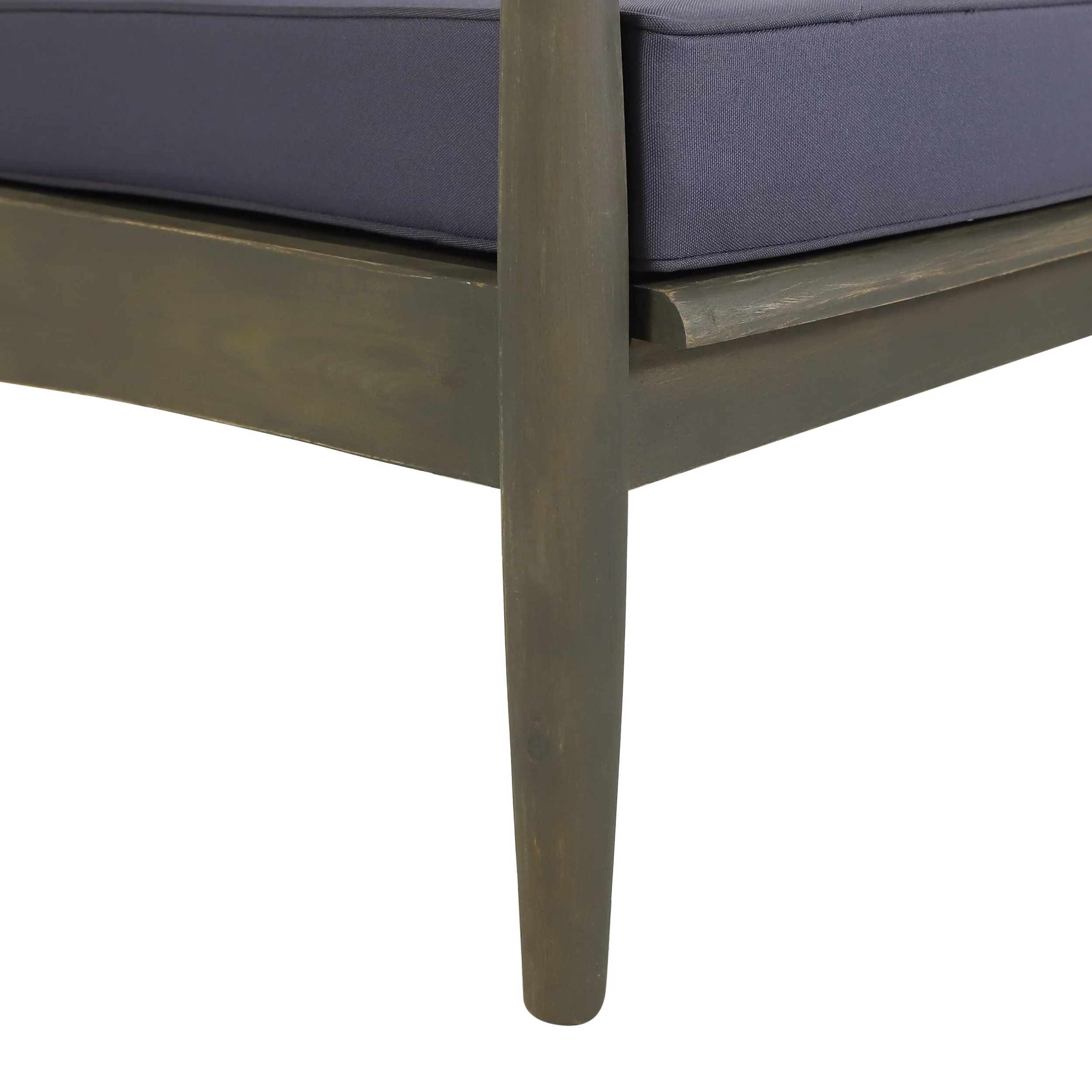 Emmry Outdoor Acacia Wood Club Chair - furnishings