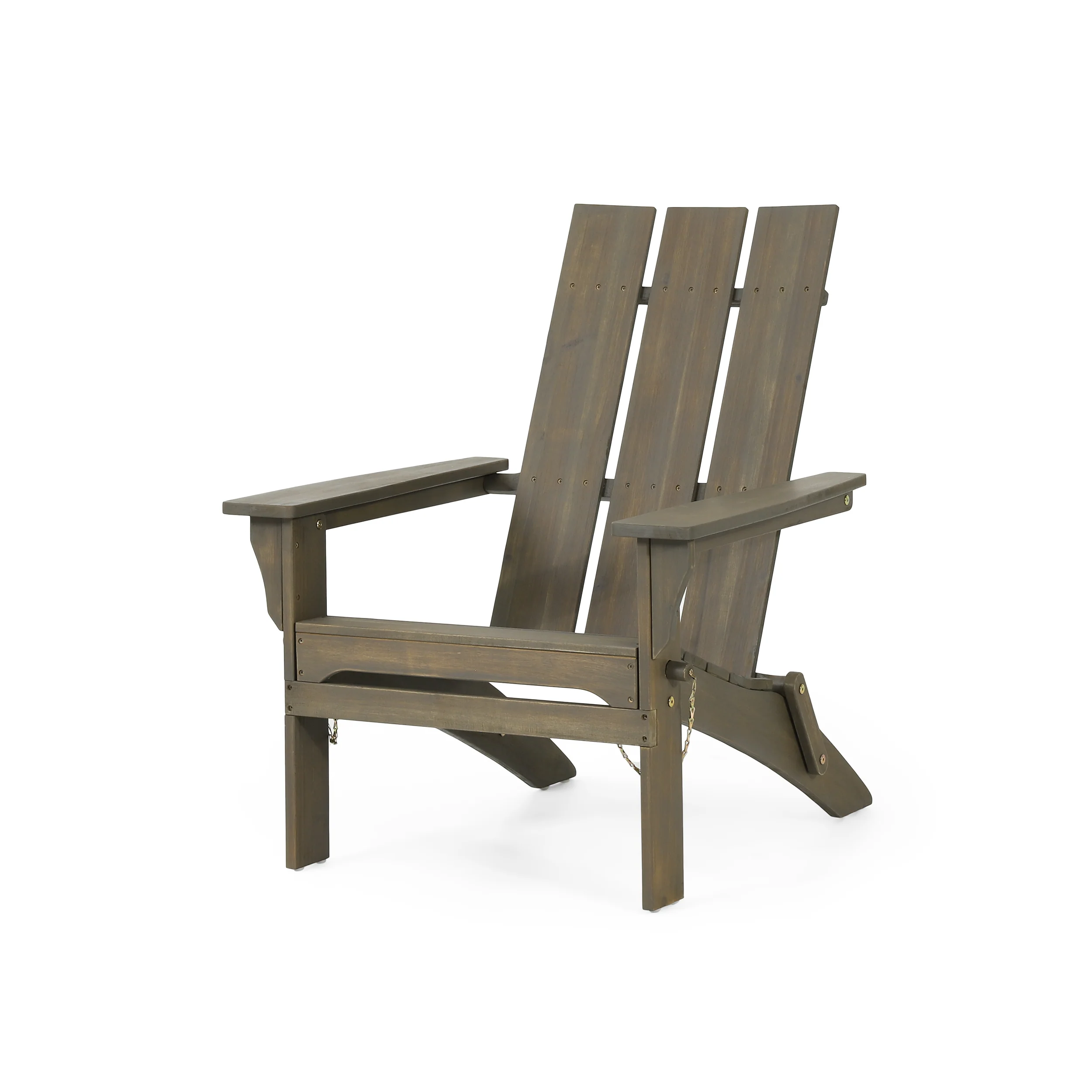 Gurekam Outdoor Acacia Wood Foldable Adirondack Chair - furnishings
