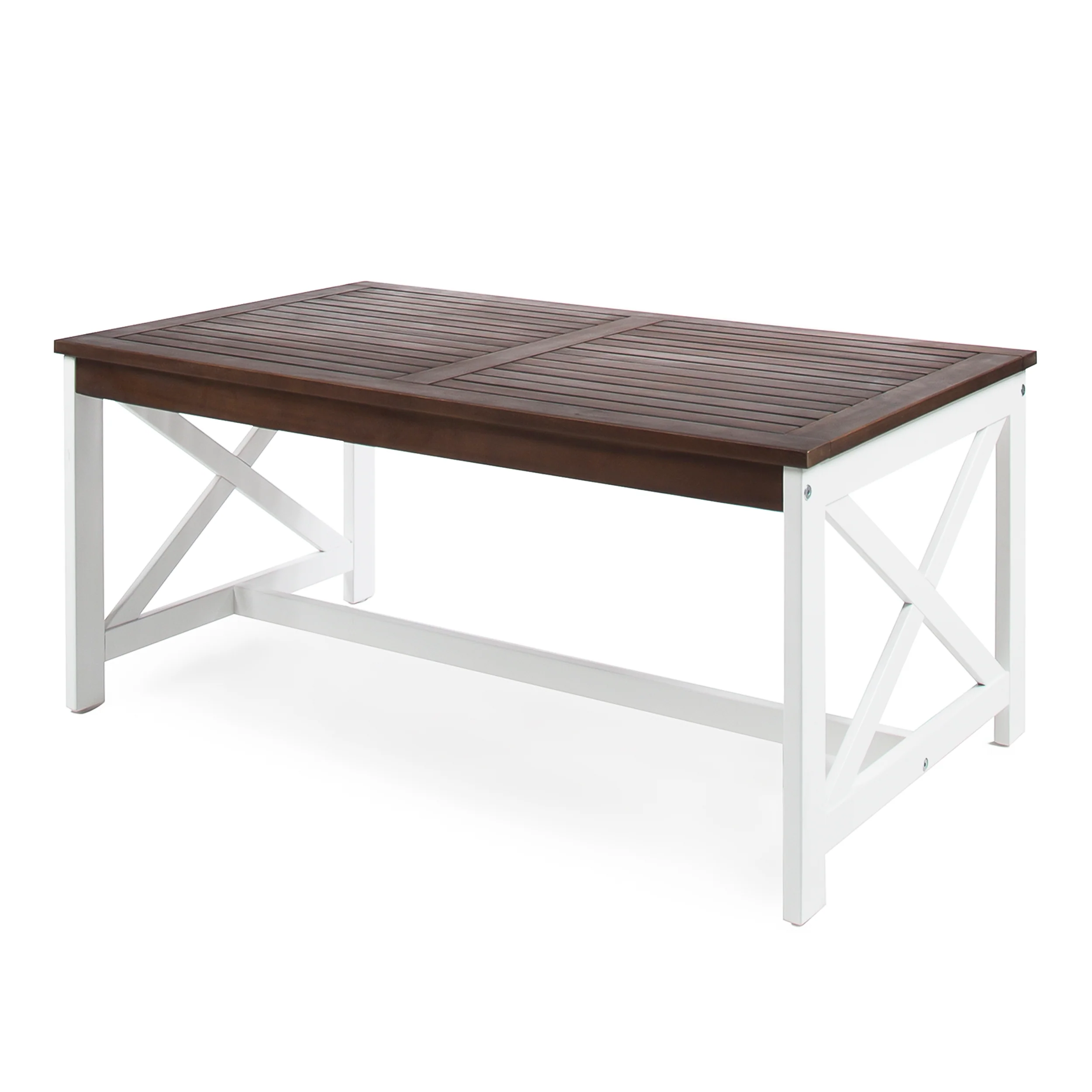 Ismus Outdoor Finished Acacia Wood Coffee Table - furnishings