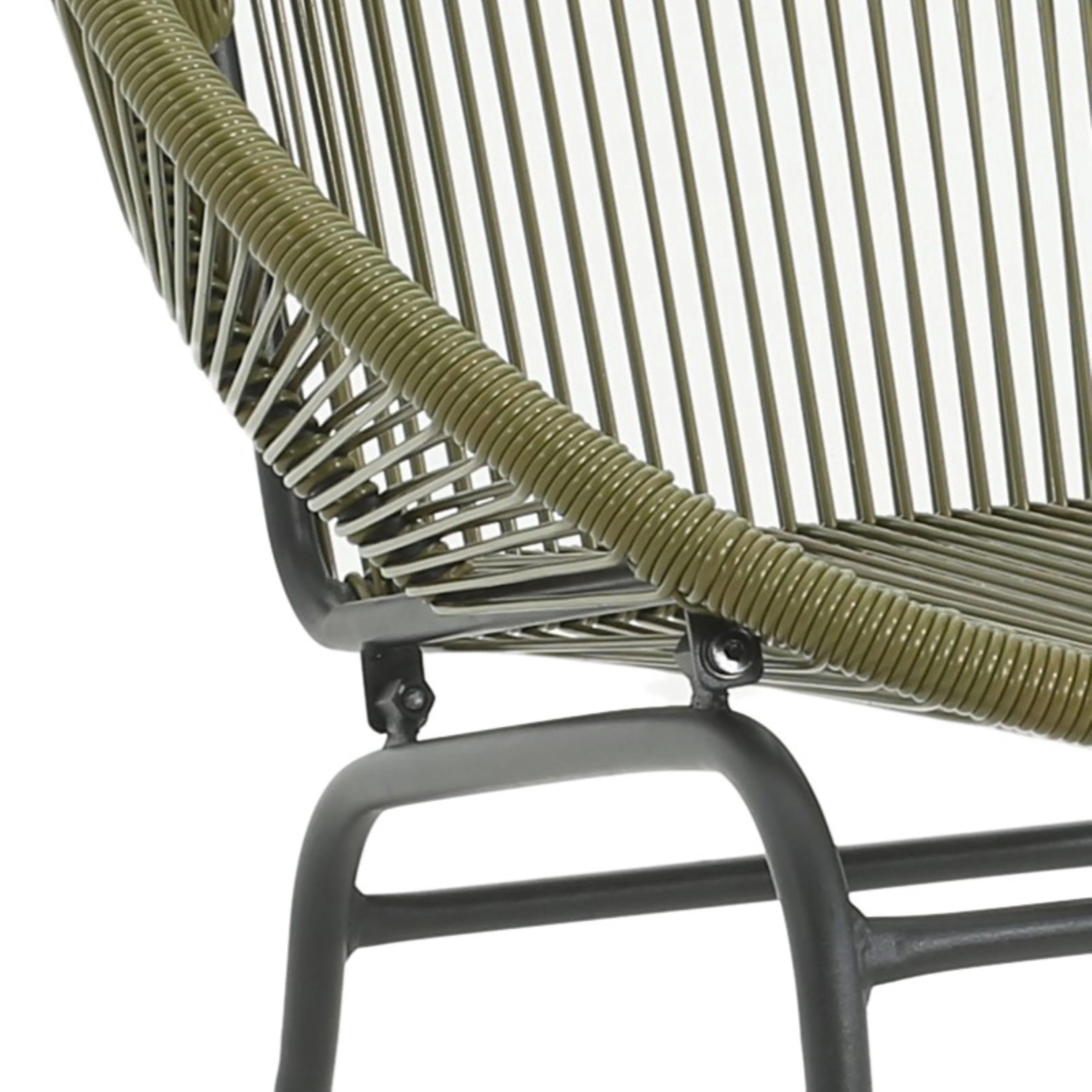 Carver Indoor & Outdoor Acapulco Weave Faux Rattan Club Chairs (Set of 2) - furnishings