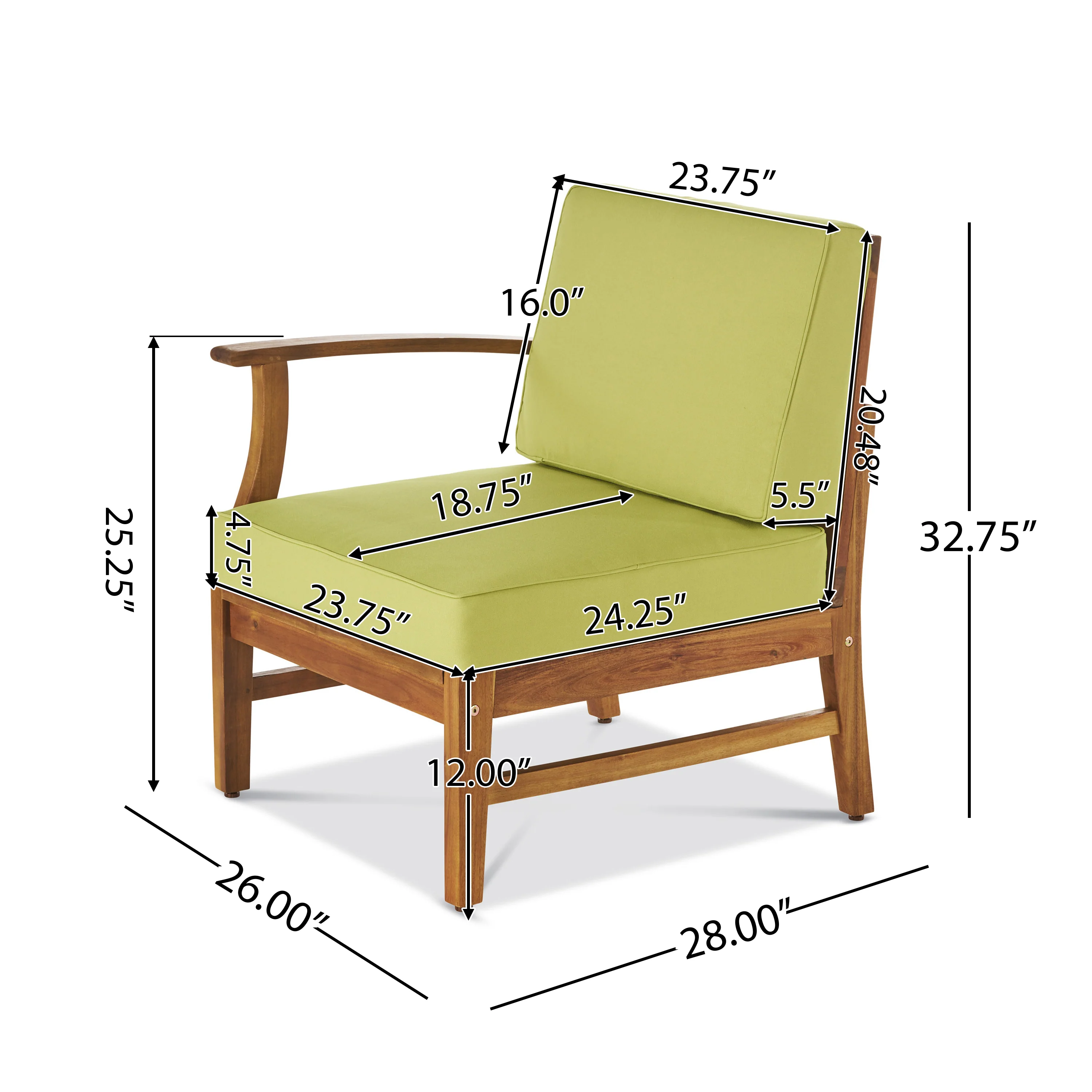 Scarlett Outdoor 8 Seat Teak Finished Acacia Wood Sectional Sofa and Table Set - furnishings