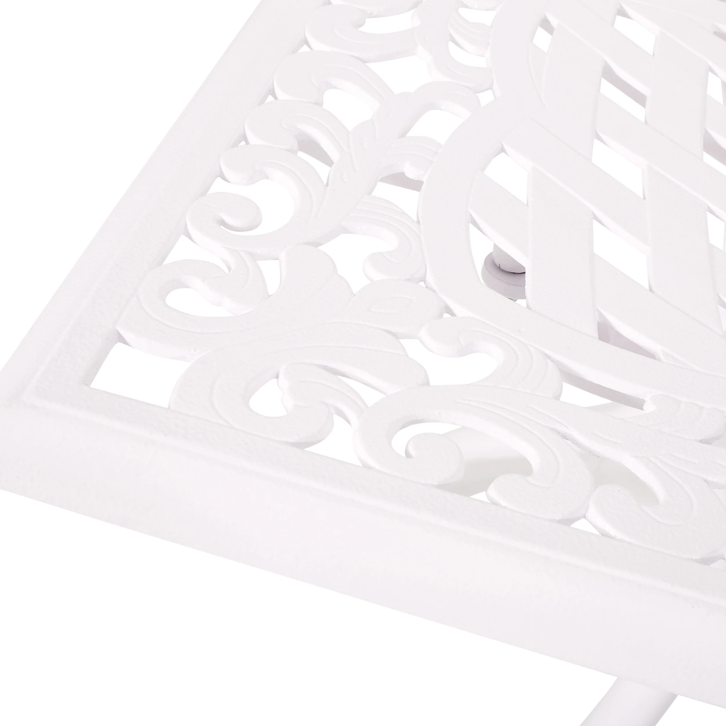 Honolulu Traditional Outdoor Aluminum Rectangular Dining Table - furnishings