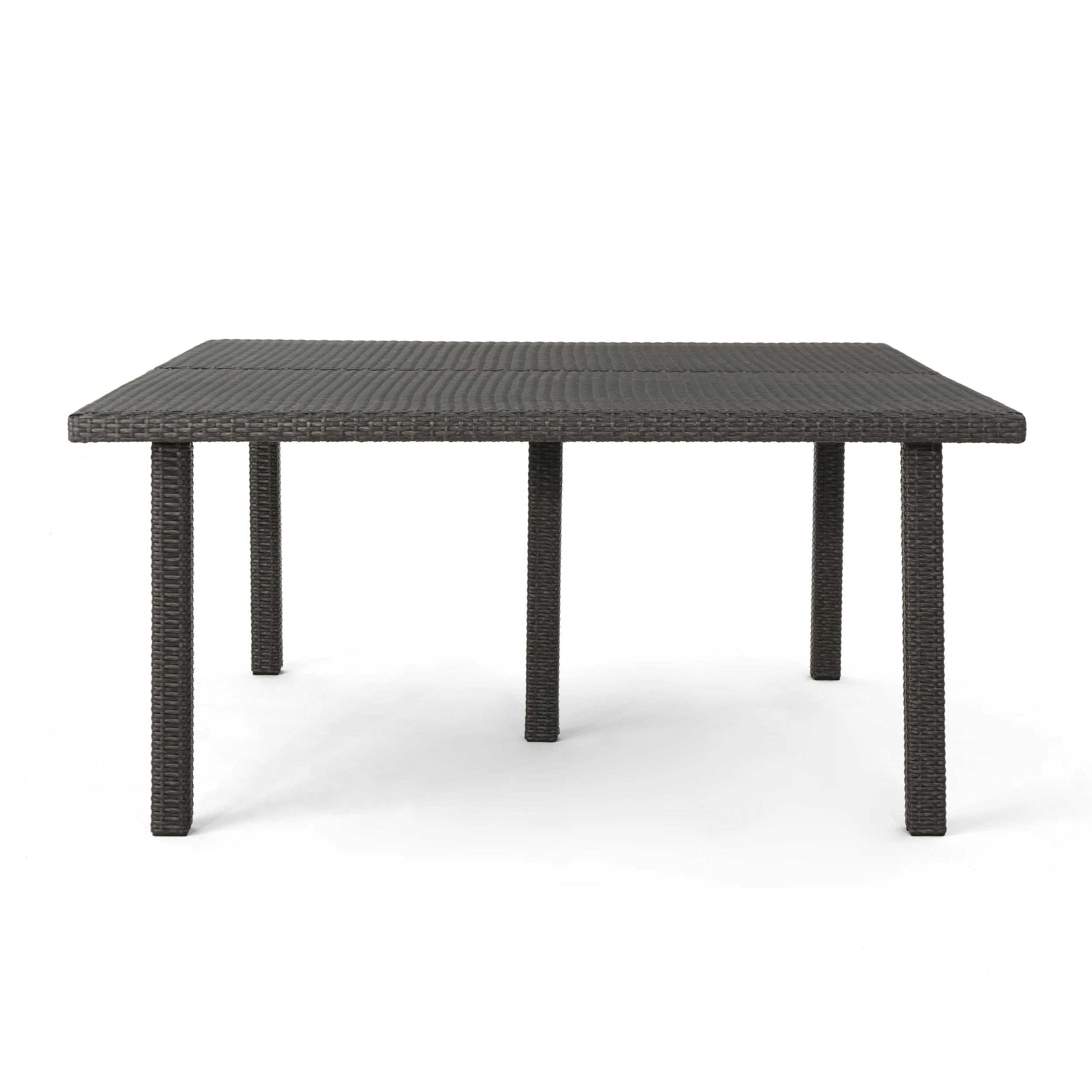Fern Outdoor 64 Inch Wicker Square Dining Table - furnishings