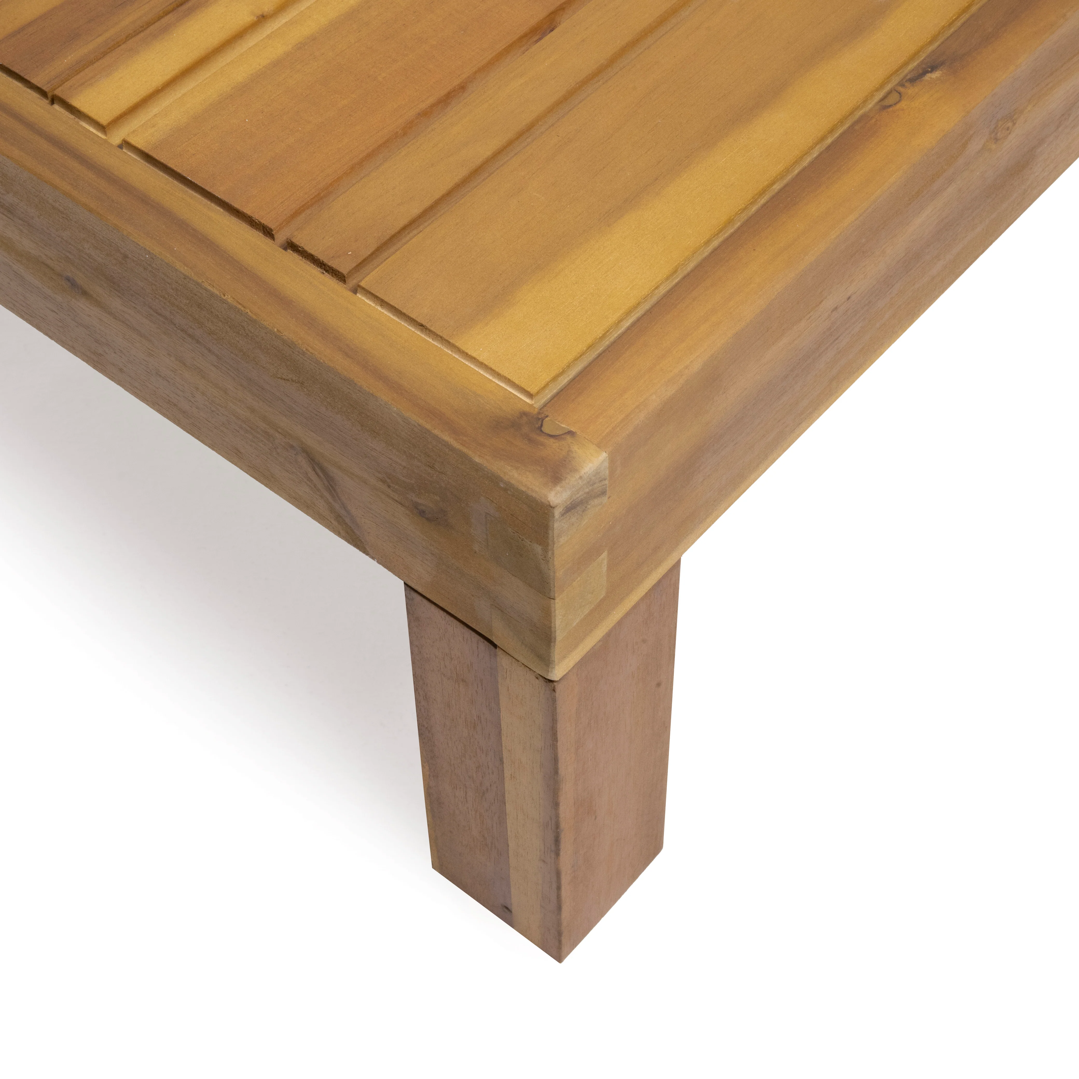 Allegra Outdoor Acacia Wood Coffee Table - furnishings
