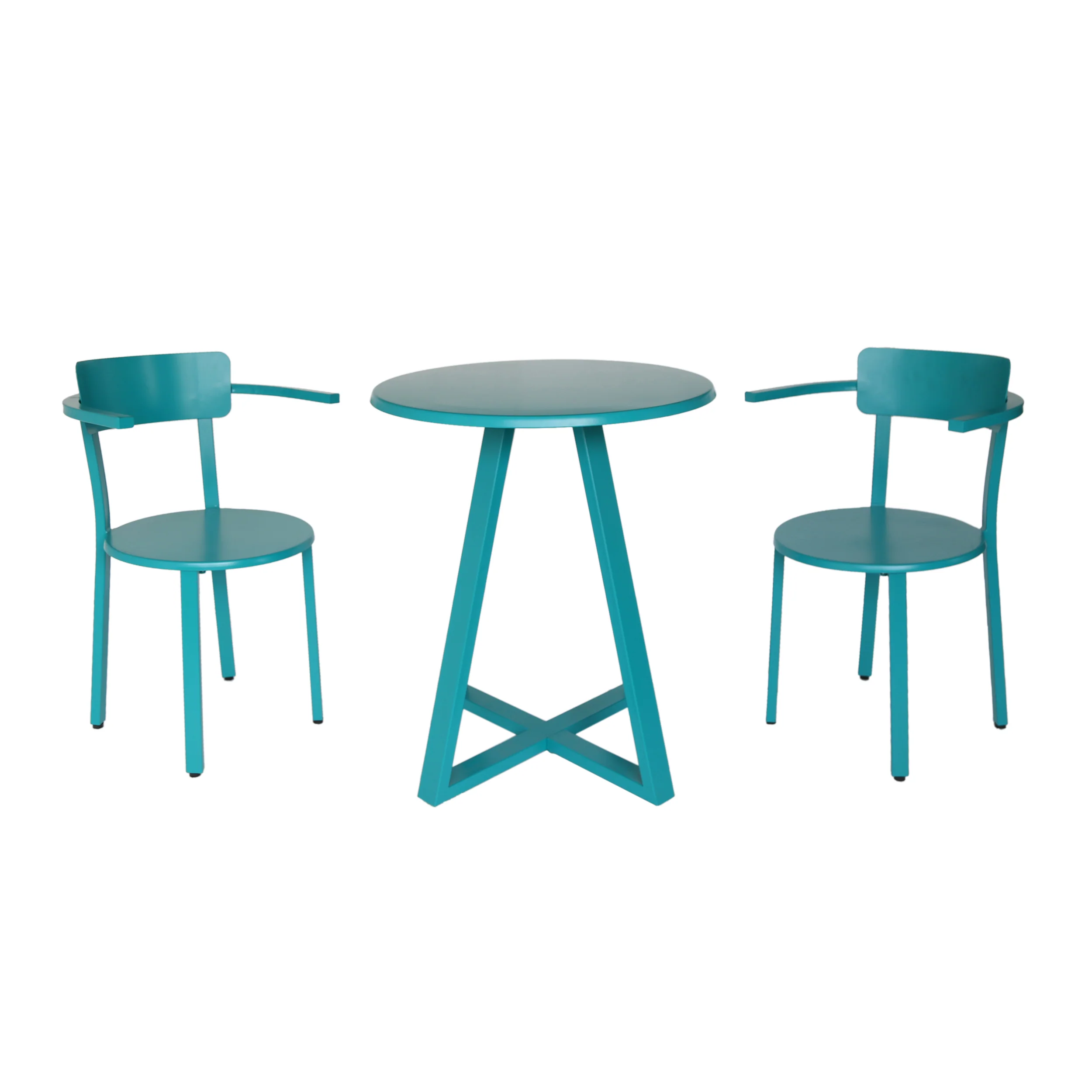 Kate Outdoor Iron Bistro Set - furnishings
