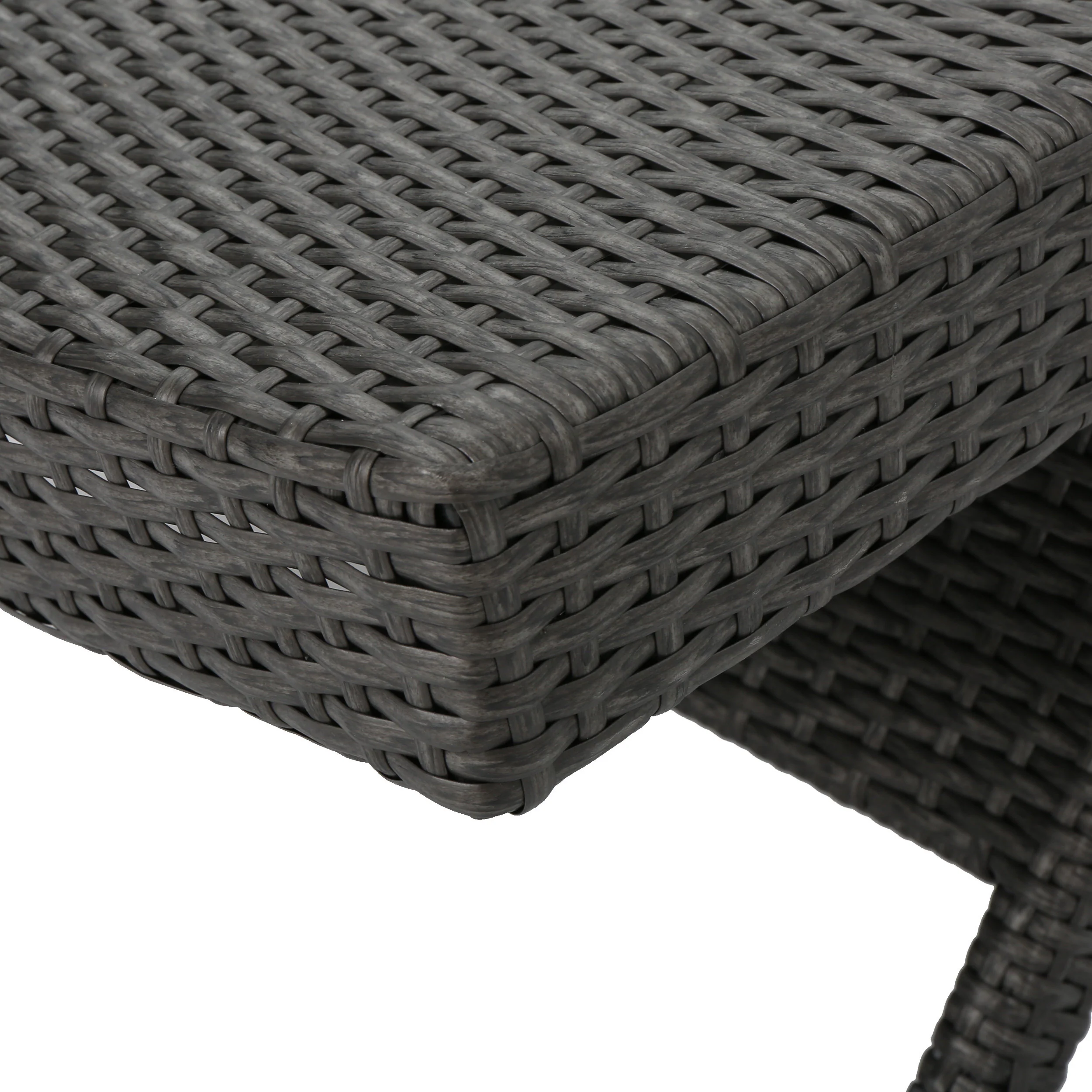 Soleil Outdoor Wicker Chaise Lounges w/ Water Resistant Cushions (Set of 2) - furnishings