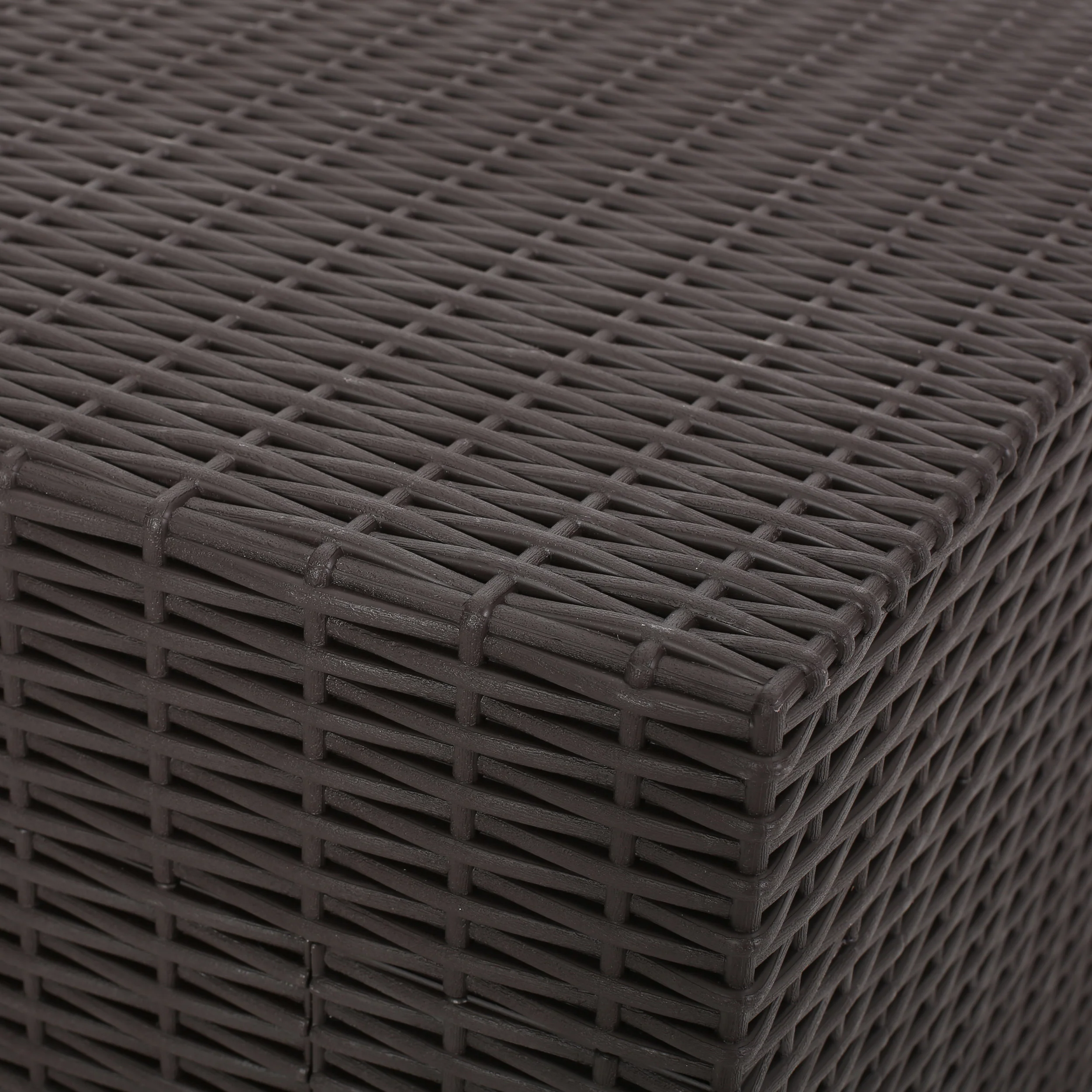 Riley Outdoor Wicker Print Side Table - furnishings