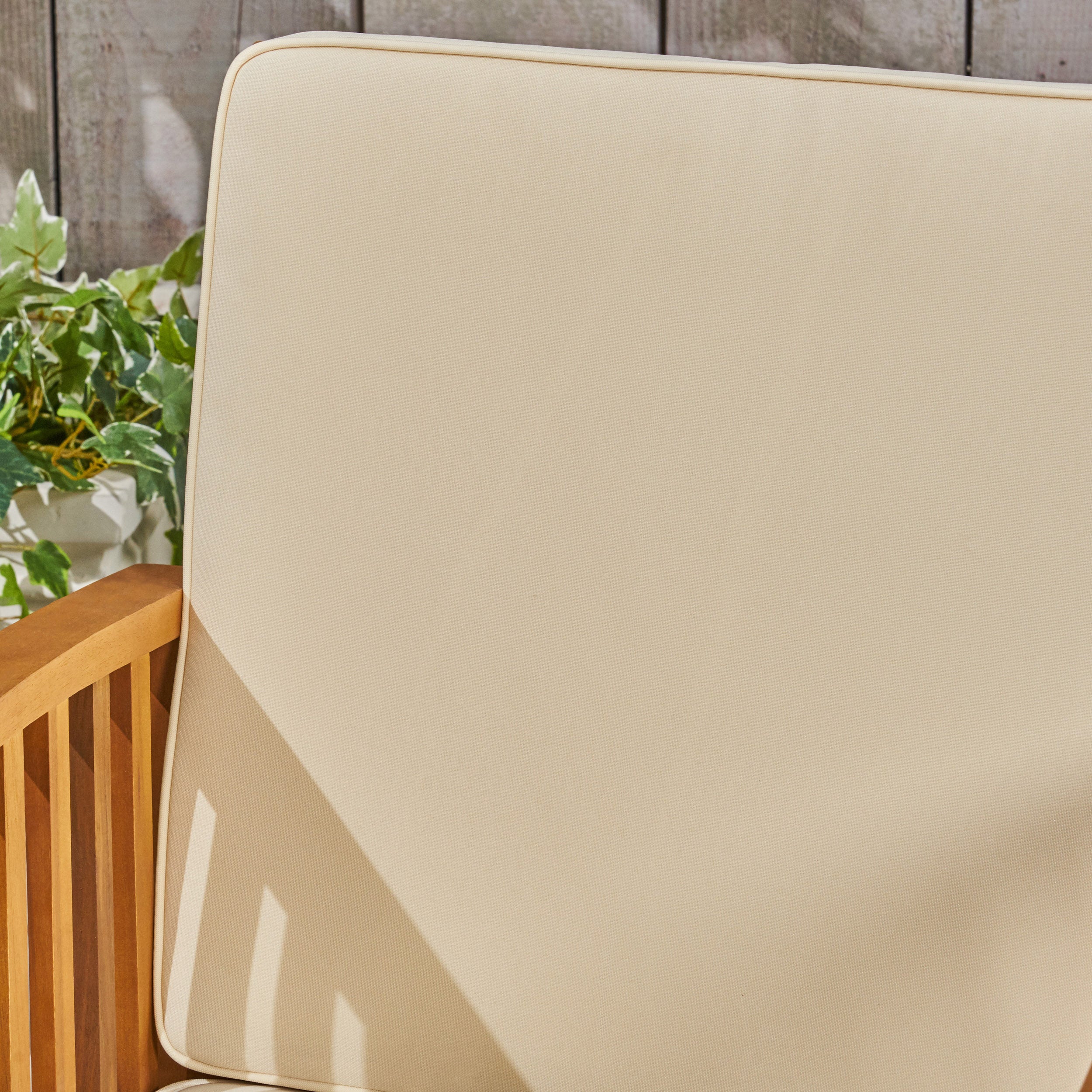Parry Outdoor Open Slat 6-Seater Acacia Wood Conversation Set with Coffee Table - furnishings