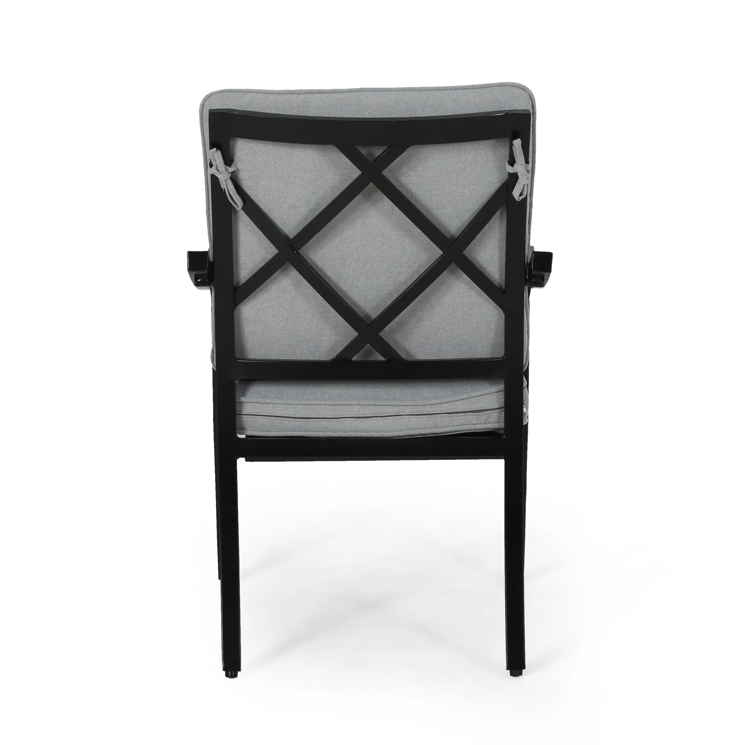 Carlson Diego Outdoor Aluminum Dining Chairs with Cushions (Set of 2) - furnishings
