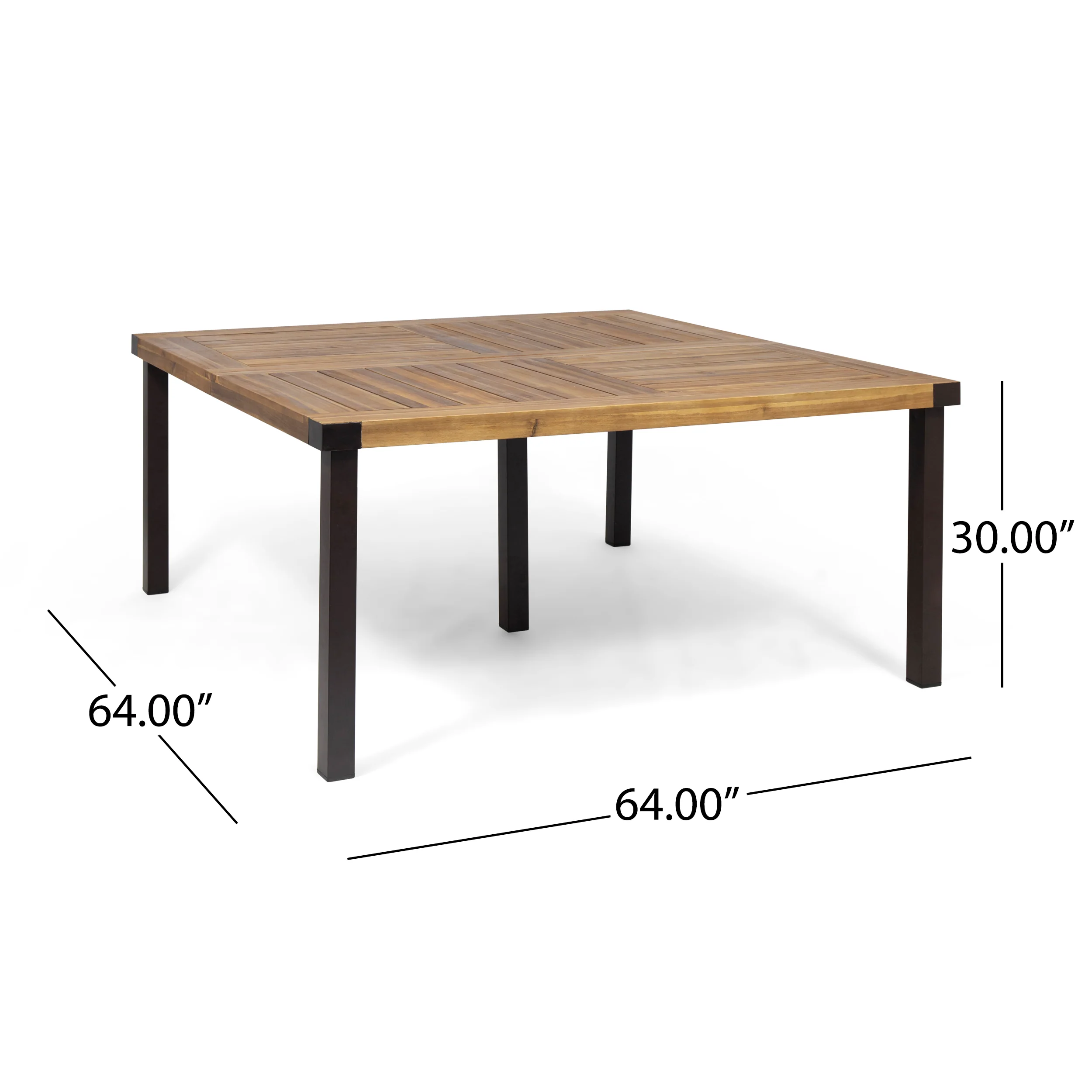 Maggie Outdoor Acacia Wood Dining Table - furnishings
