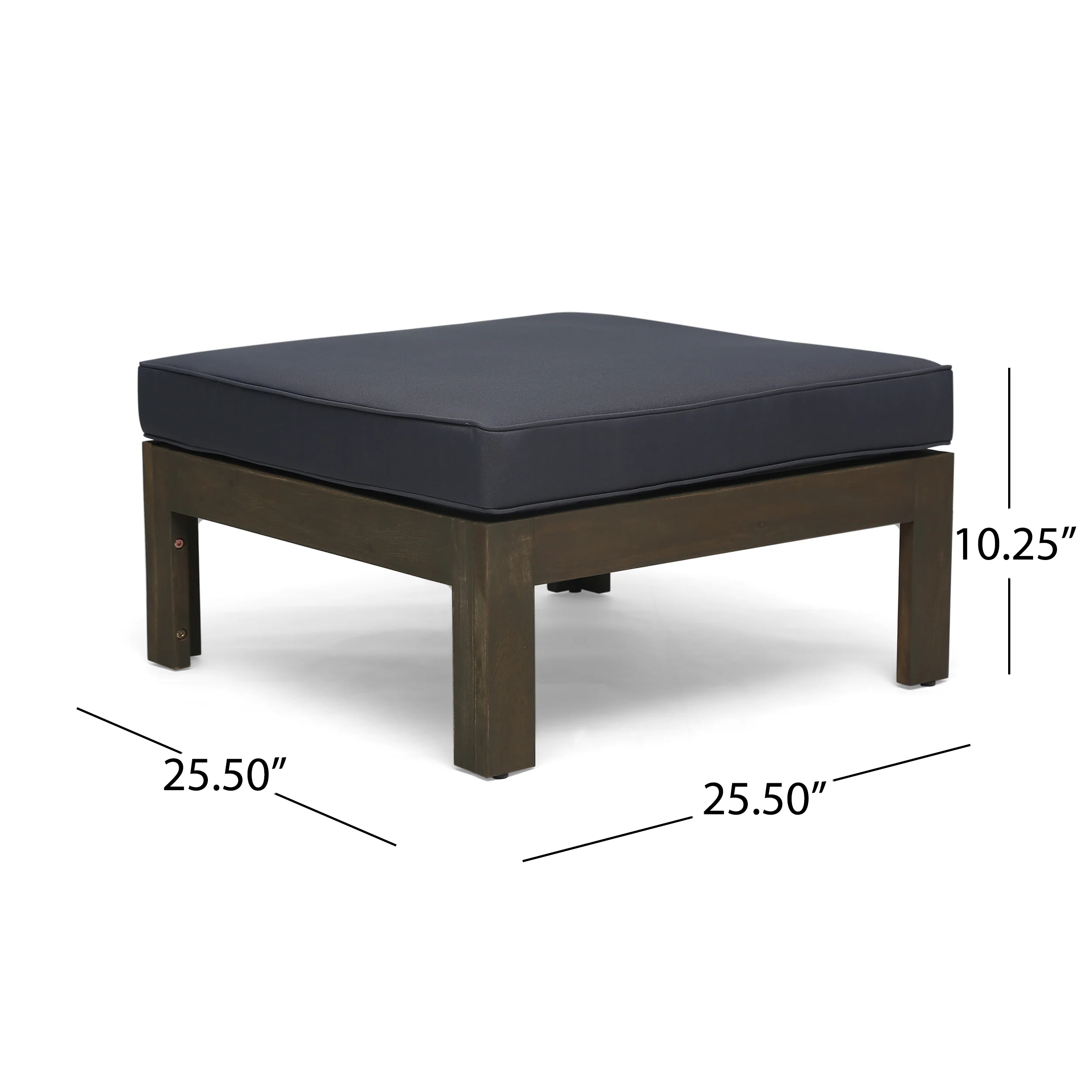Canal Outdoor 5 Piece Acacia Wood Sofa Set - furnishings