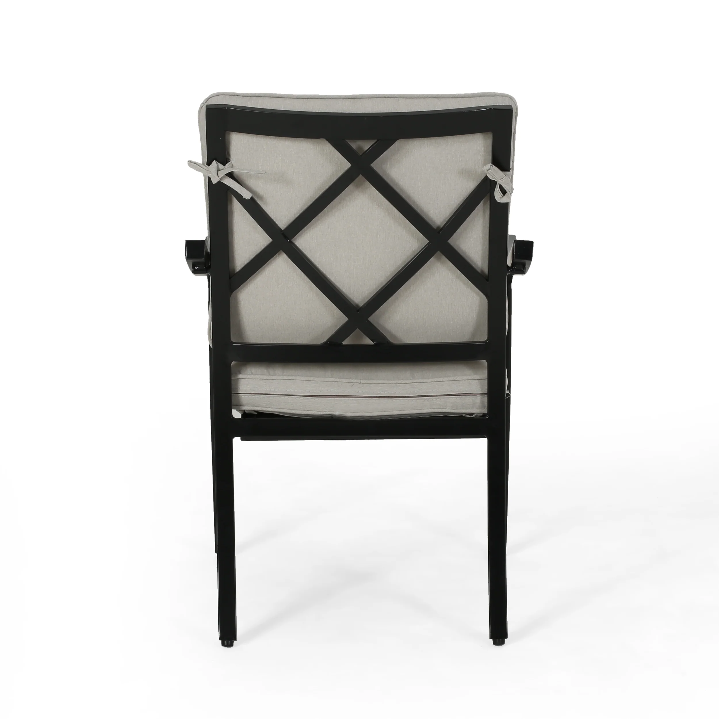 Carlson Diego Outdoor Aluminum Dining Chairs with Cushions (Set of 2) - furnishings
