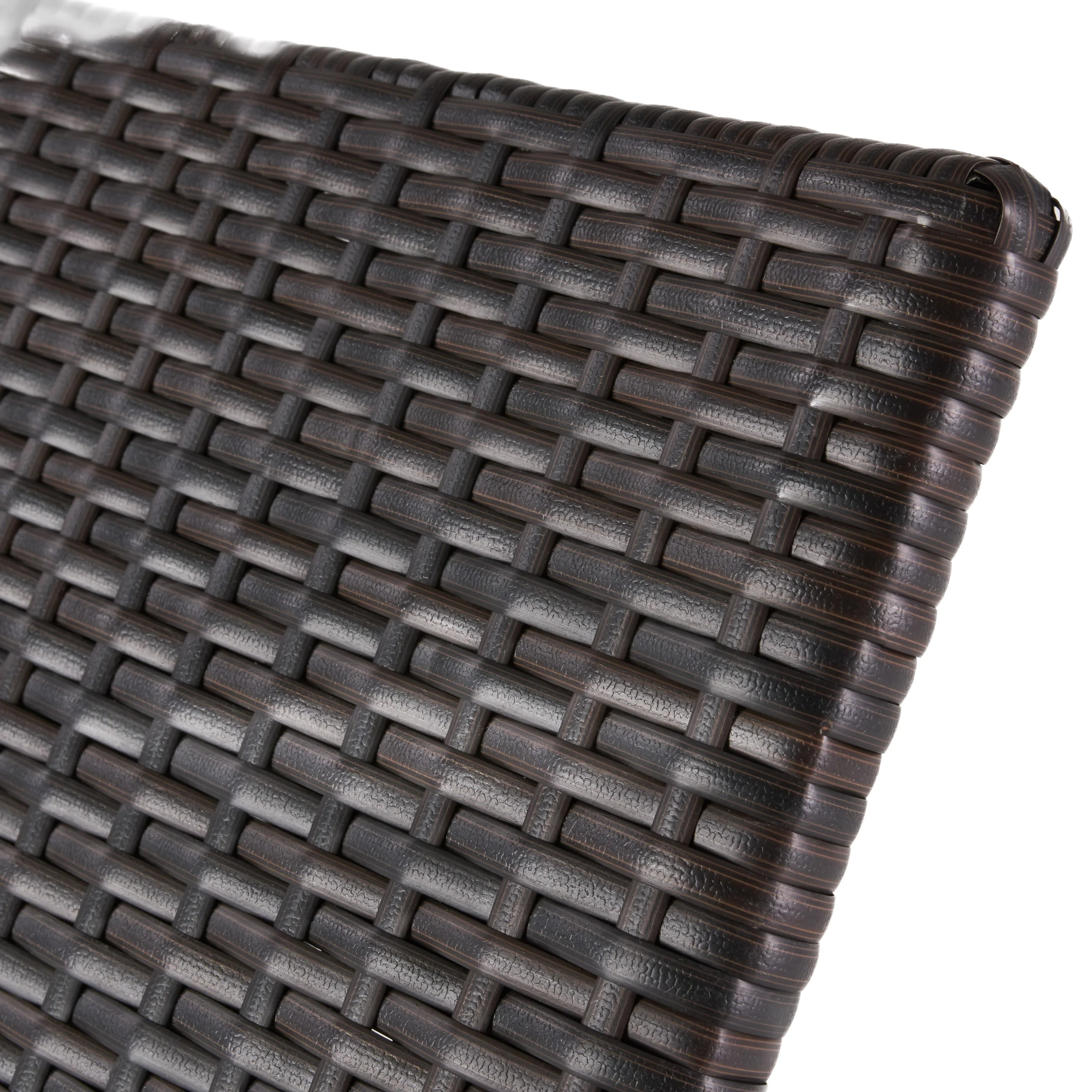 Eliana Outdoor Brown Wicker Adjustable Chaise Lounge Chair - furnishings