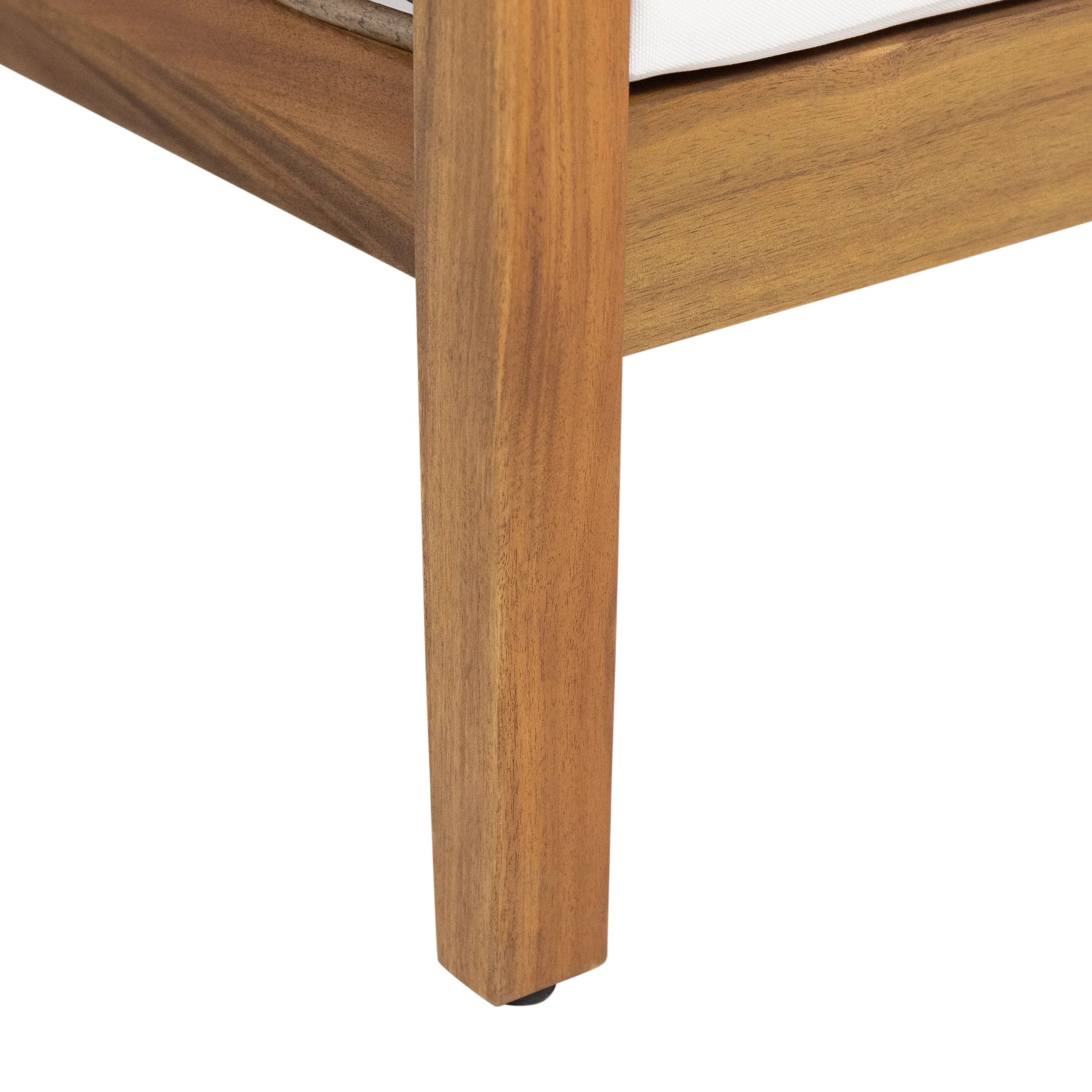 The Crowne Collection Outdoor Acacia Wood Club Chair with Optional Sunbrella Cushions - furnishings