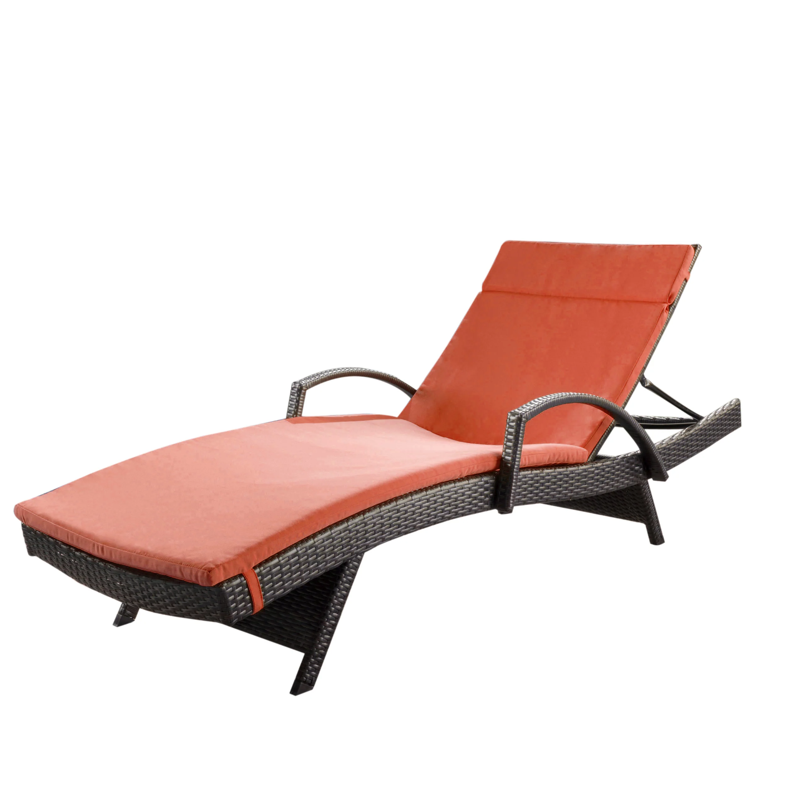 Savana Outdoor Wicker Lounge with Arms with Water Resistant Cushion - furnishings