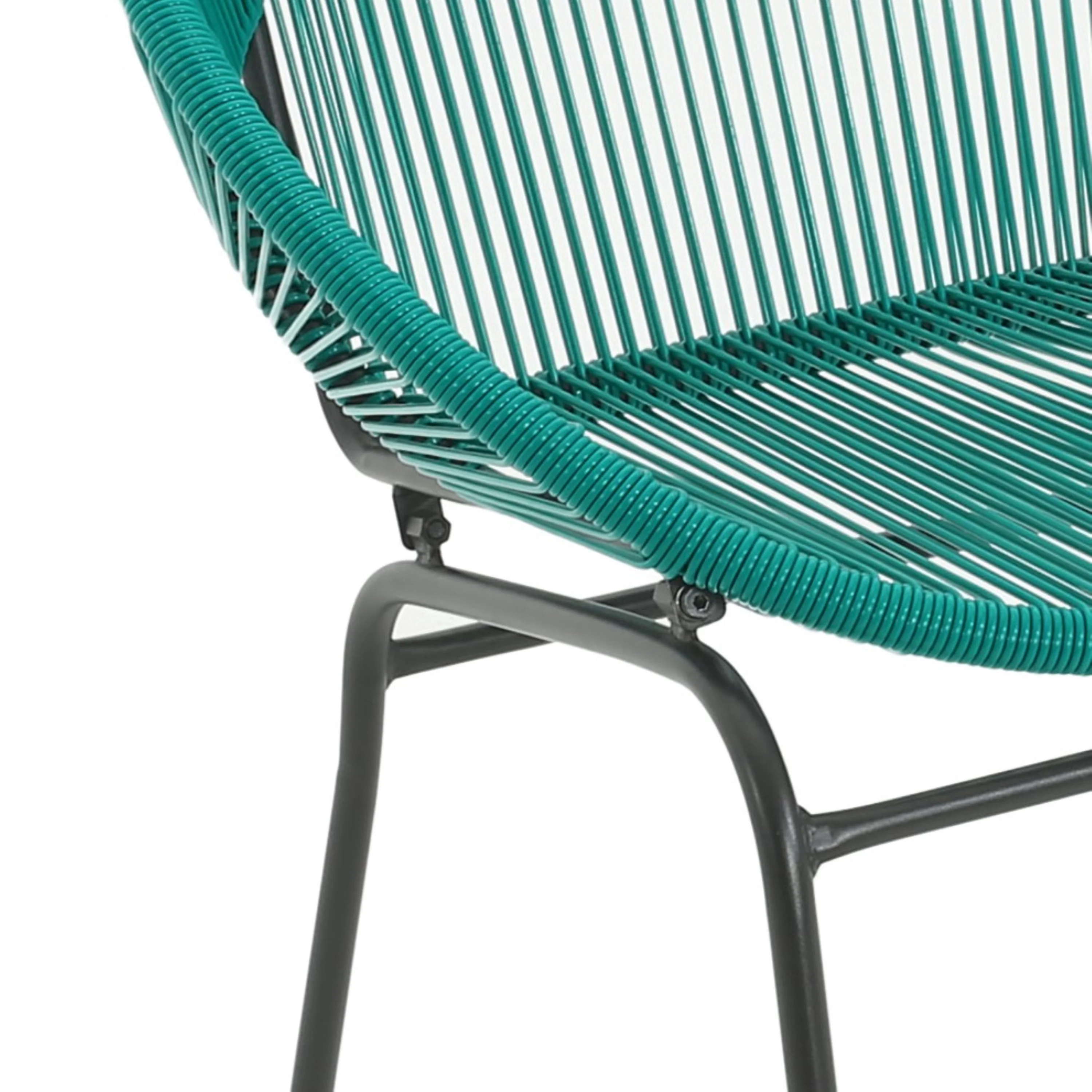 Carver Indoor & Outdoor Acapulco Weave Faux Rattan Club Chairs (Set of 2) - furnishings