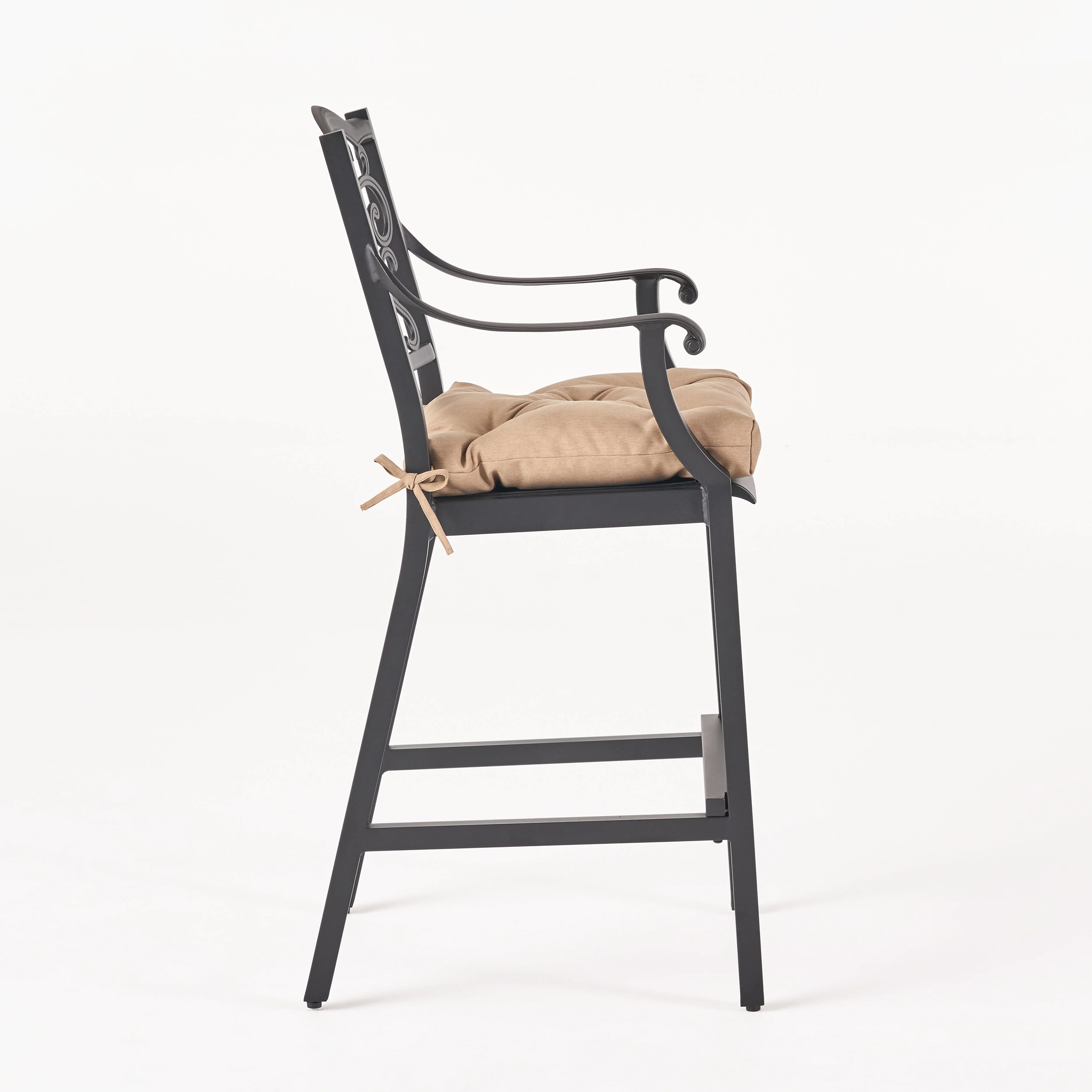 Roberta Outdoor Barstool with Cushion (Set of 2) - furnishings