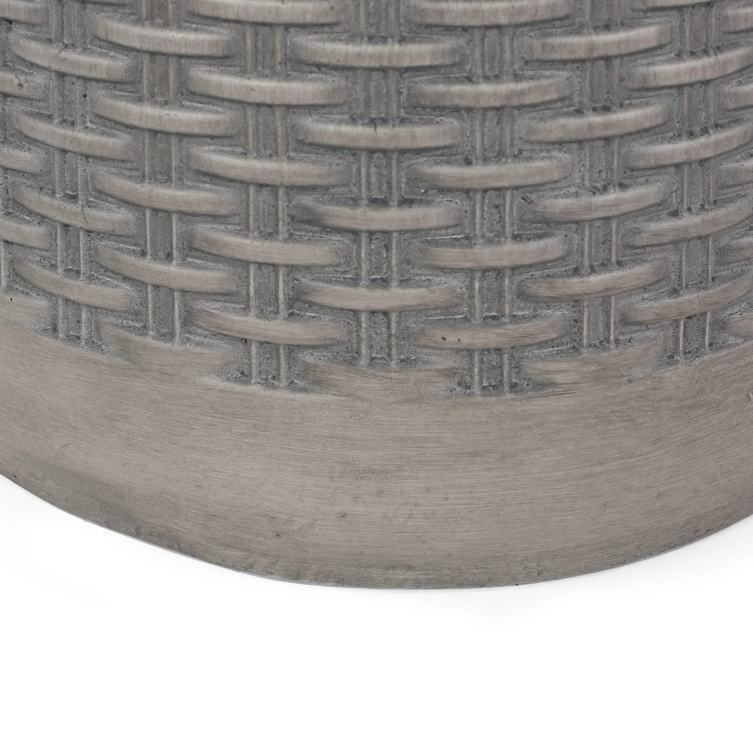 Laconia Outdoor Lightweight Concrete Side Table, Concrete Finish - furnishings