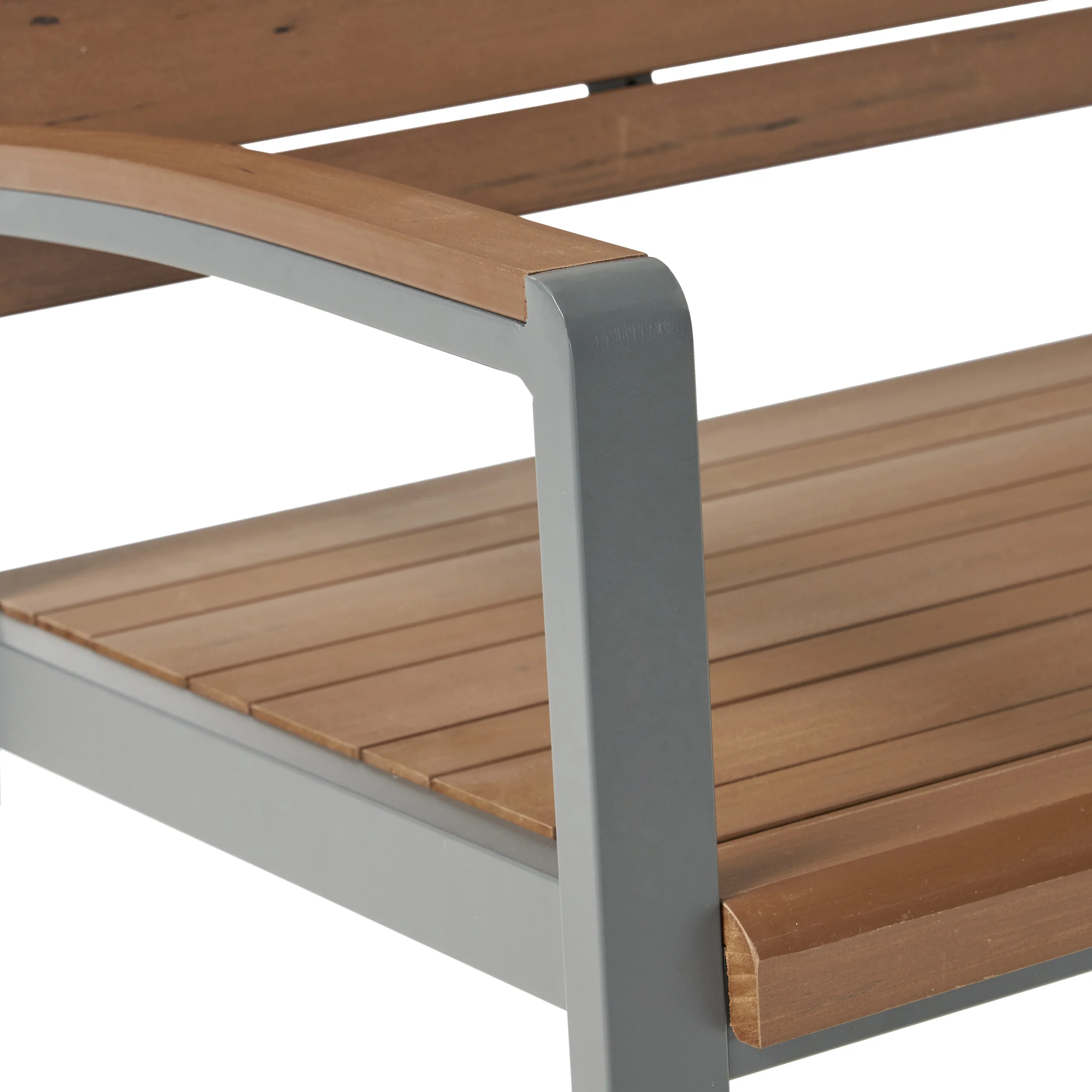 Trimble Outdoor 3 Piece Aluminum Chat Set - furnishings
