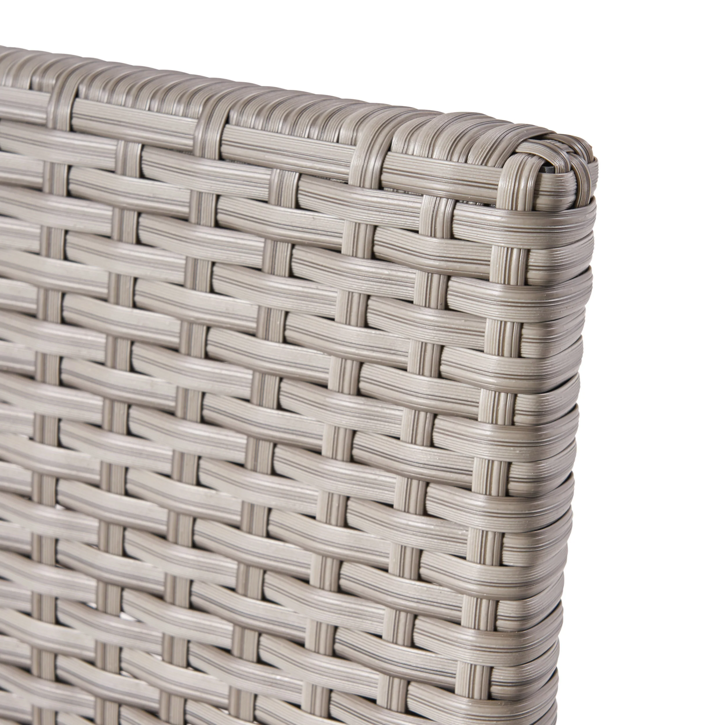 Eunice Outdoor 2 Seater Aluminum and Wicker Chat Set - furnishings