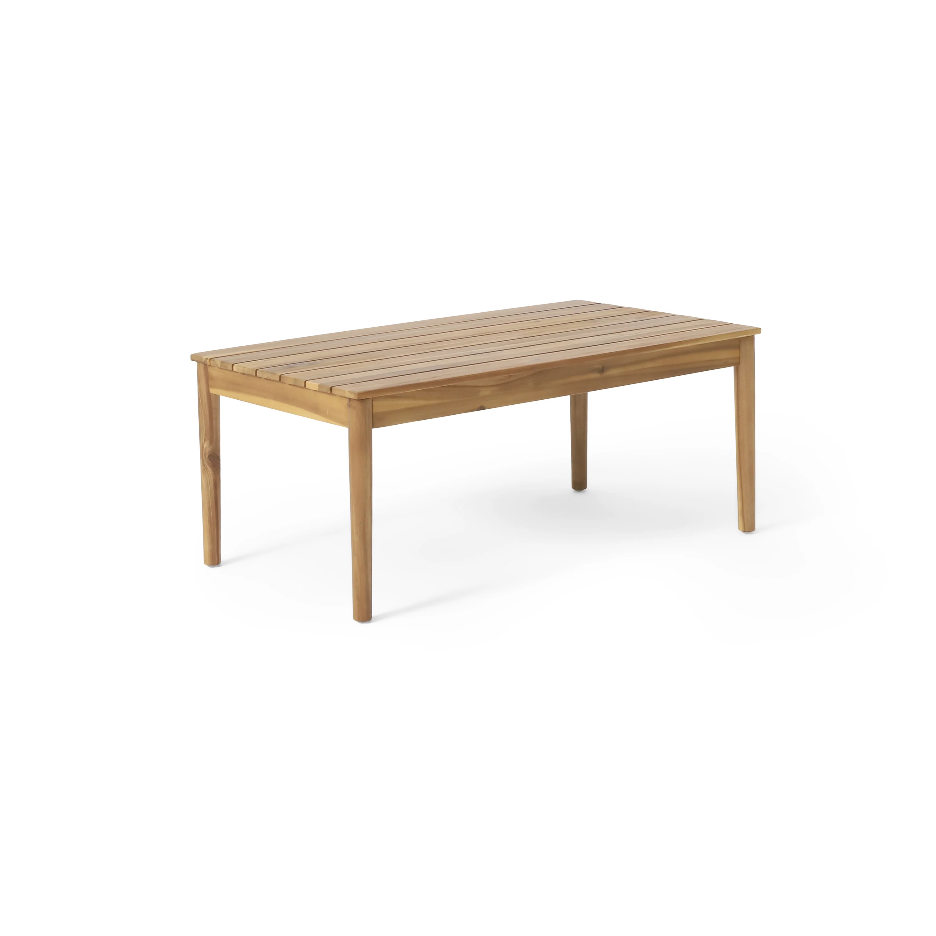 Alamosa Outdoor Acacia Wood Coffee Table, Teak - furnishings