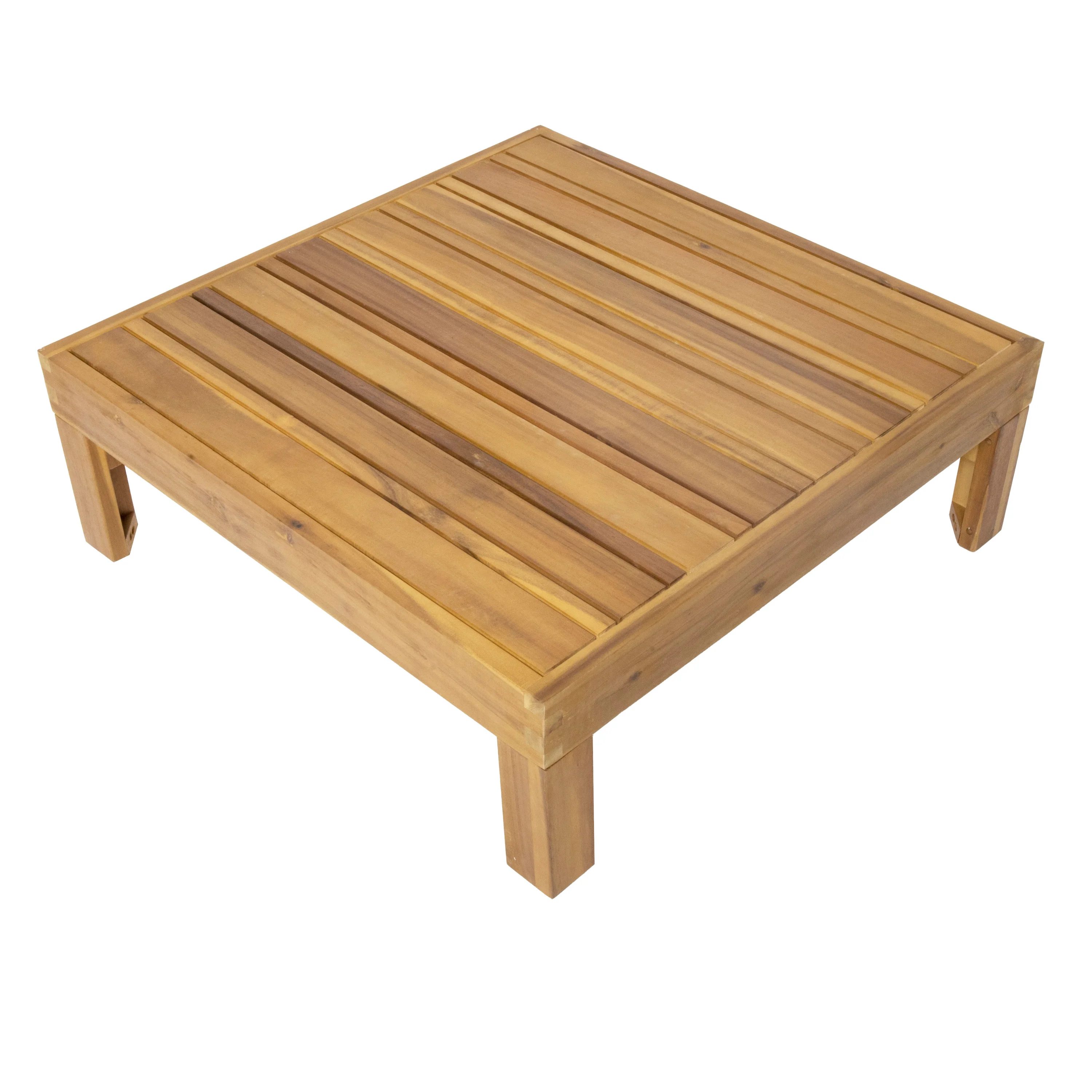 Allegra Outdoor Acacia Wood Coffee Table - furnishings