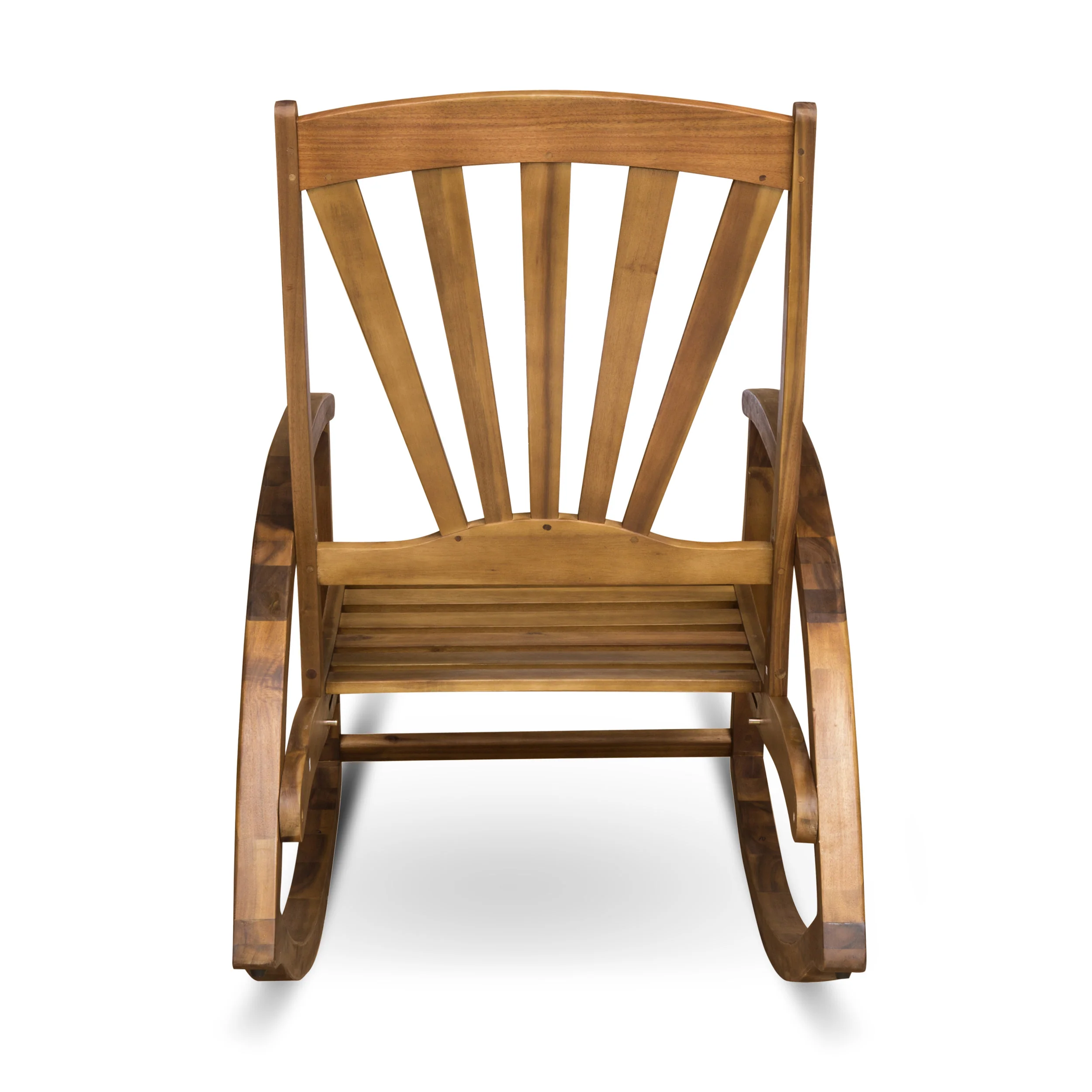 Kelsey Outdoor Acacia Wood Rocking Chair with Footrest - furnishings