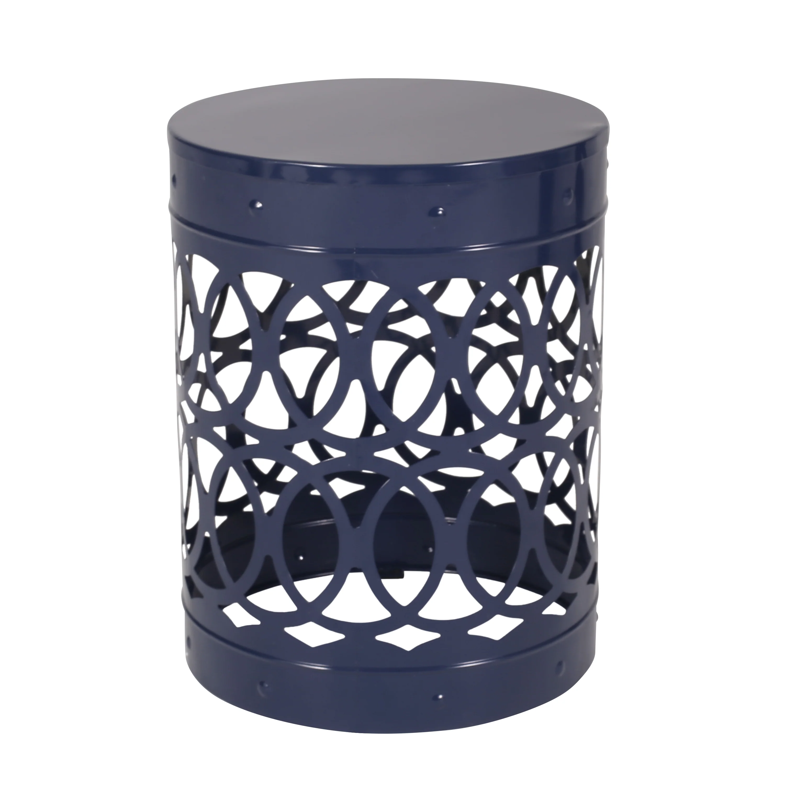 Pellerin Outdoor Metal Side Tables, Set of 2 - furnishings