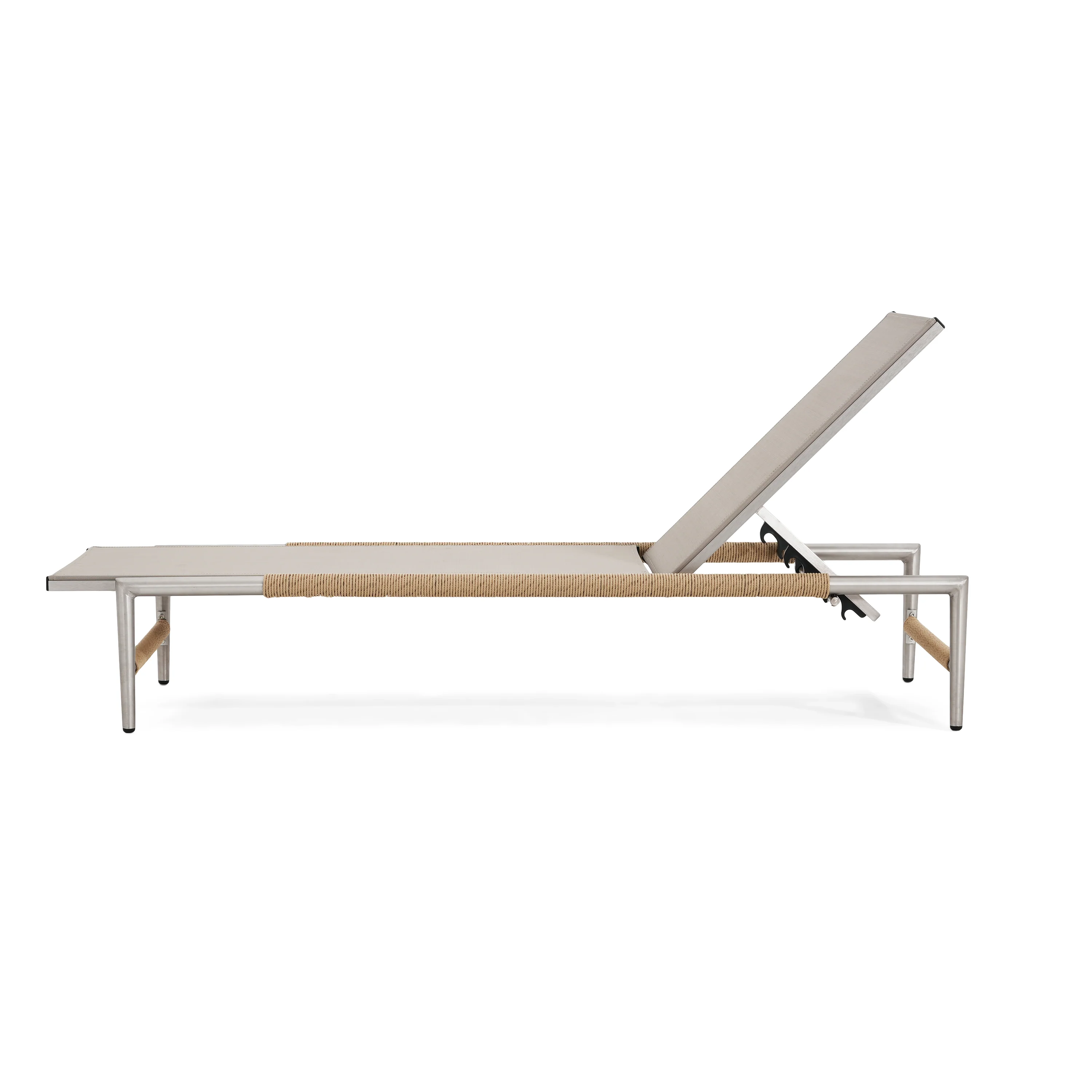 Celestie Outdoor Patio Mesh Chaise Lounges with Adjustable Back - furnishings