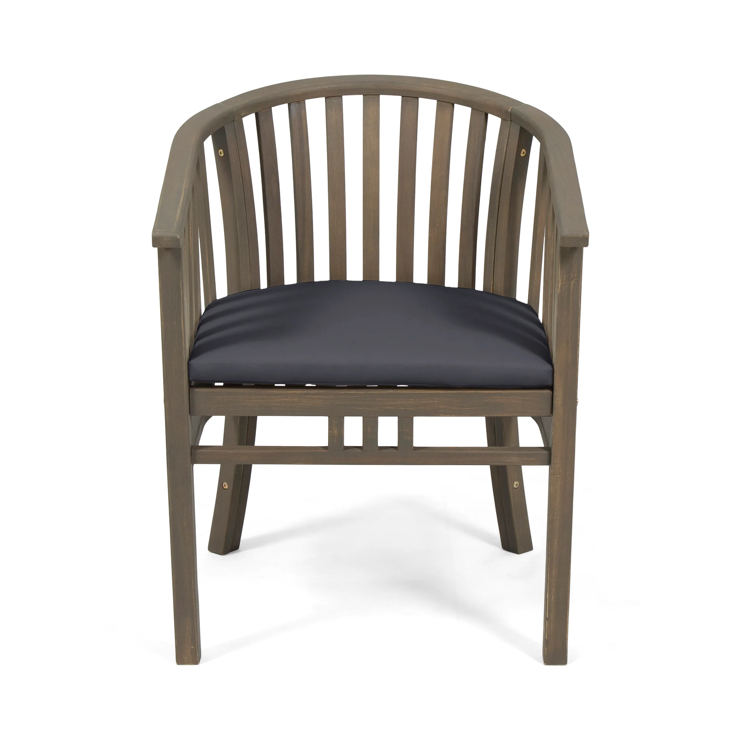 Nola Outdoor Wooden Dining Chairs with Cushions (Set of 2) - furnishings