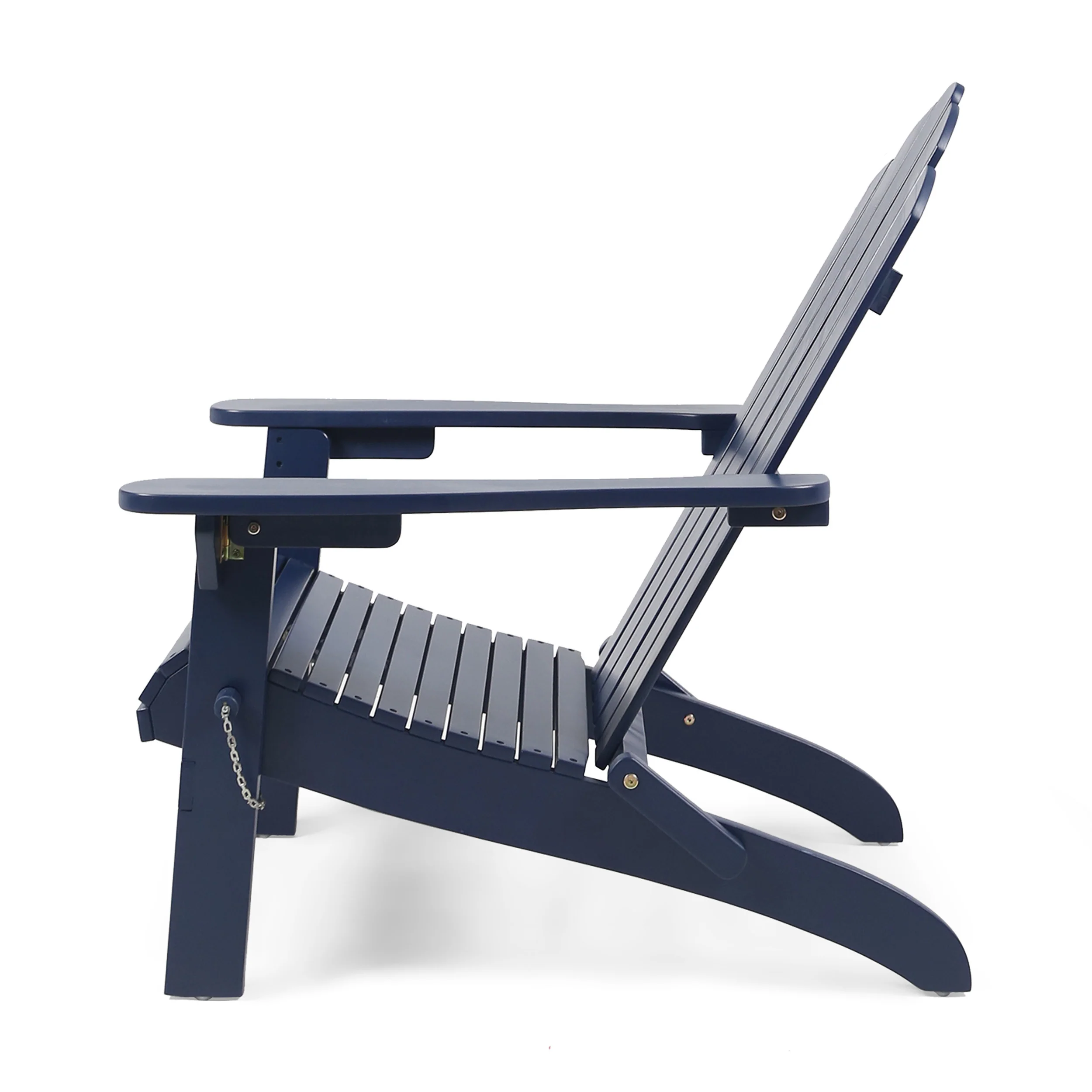 Cara Outdoor Acacia Wood Folding Adirondack Chair - furnishings