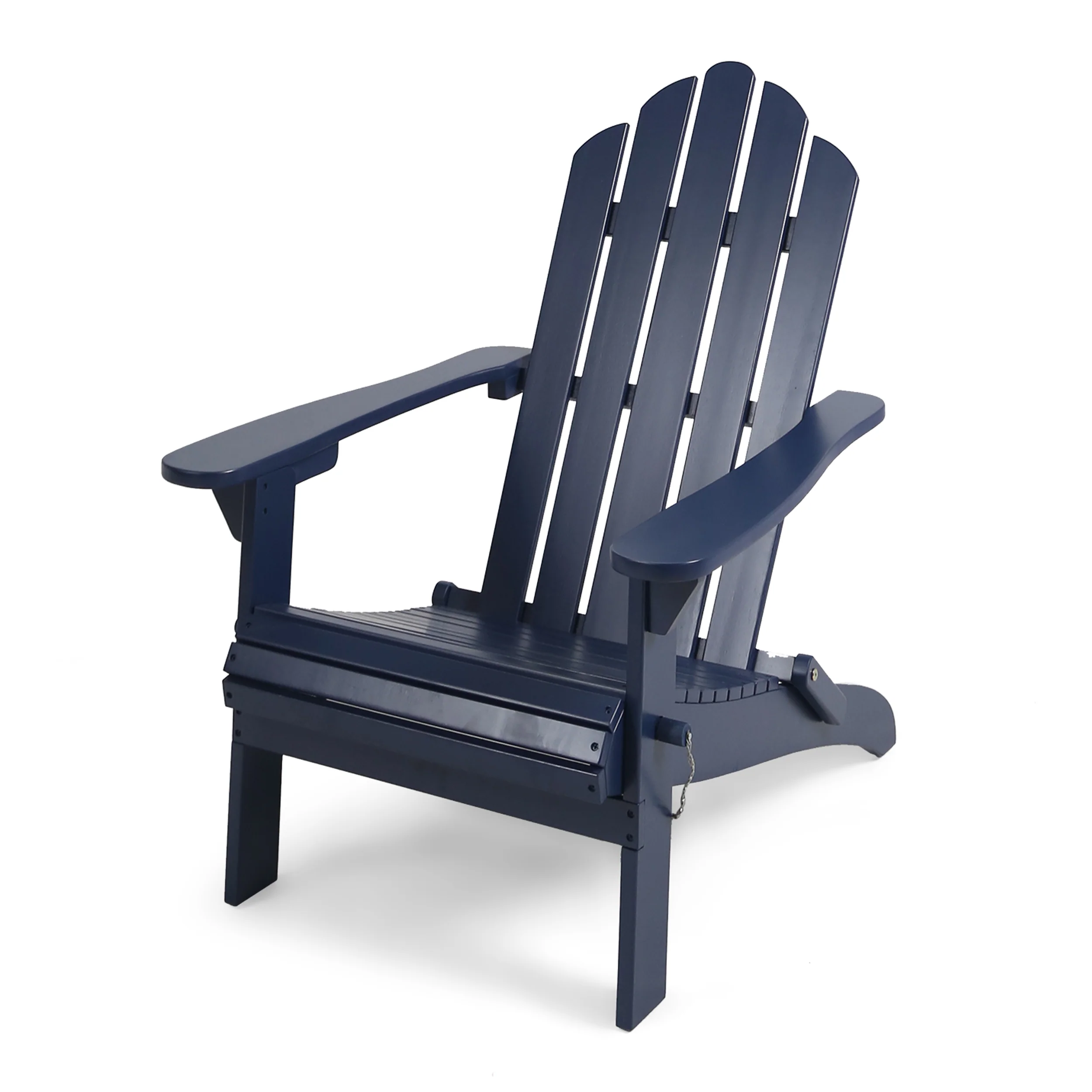 Cara Outdoor Acacia Wood Folding Adirondack Chair - furnishings